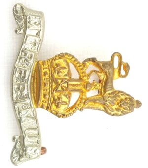 British, 15th/19th Hussars 'Kings' Crown, Cap Badge