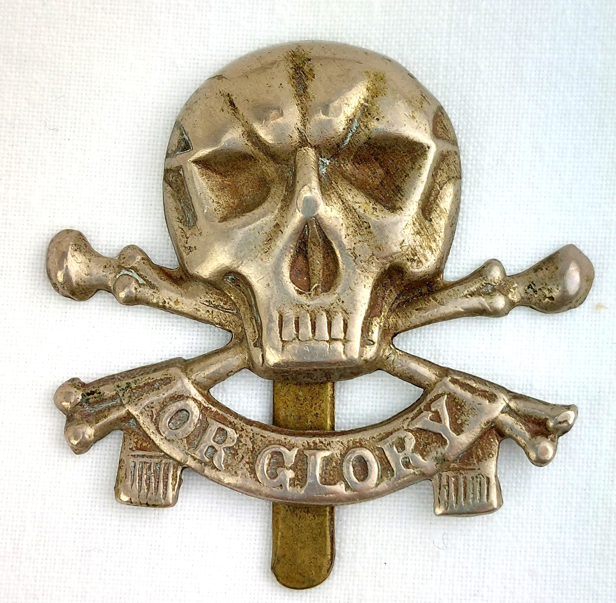 British, 17th Lancers, Cap Badge