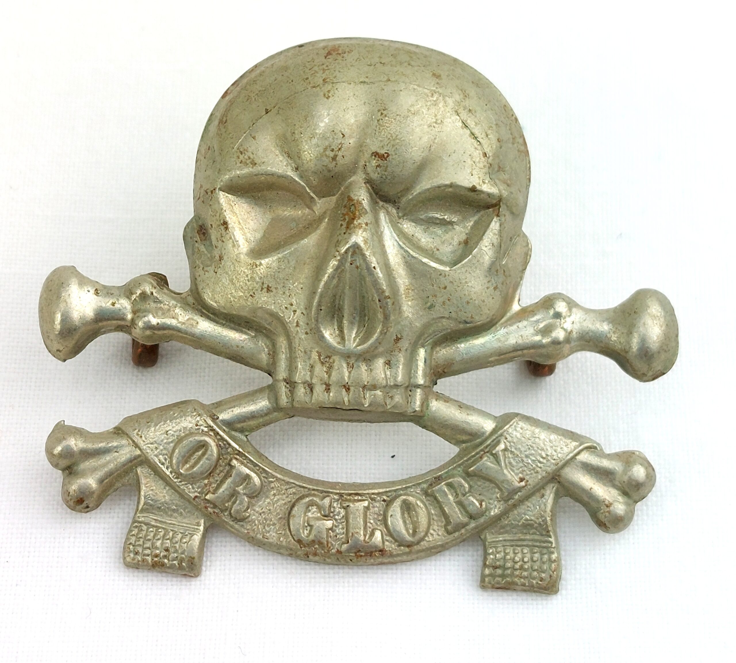British, 17th/21st Lancers, Cap Badge