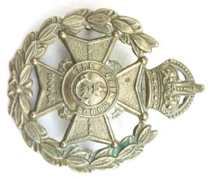 British, 7th Baron, 'The Robin Hoods 1900-02', Sherwood Foresters Cap Badge
