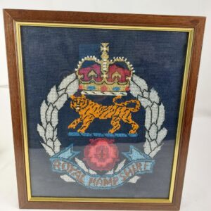 British Army, Royal Hampshire, Framed Cross Stitch
