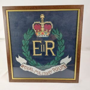 British Army, Royal Military Police, Framed Cross stitch