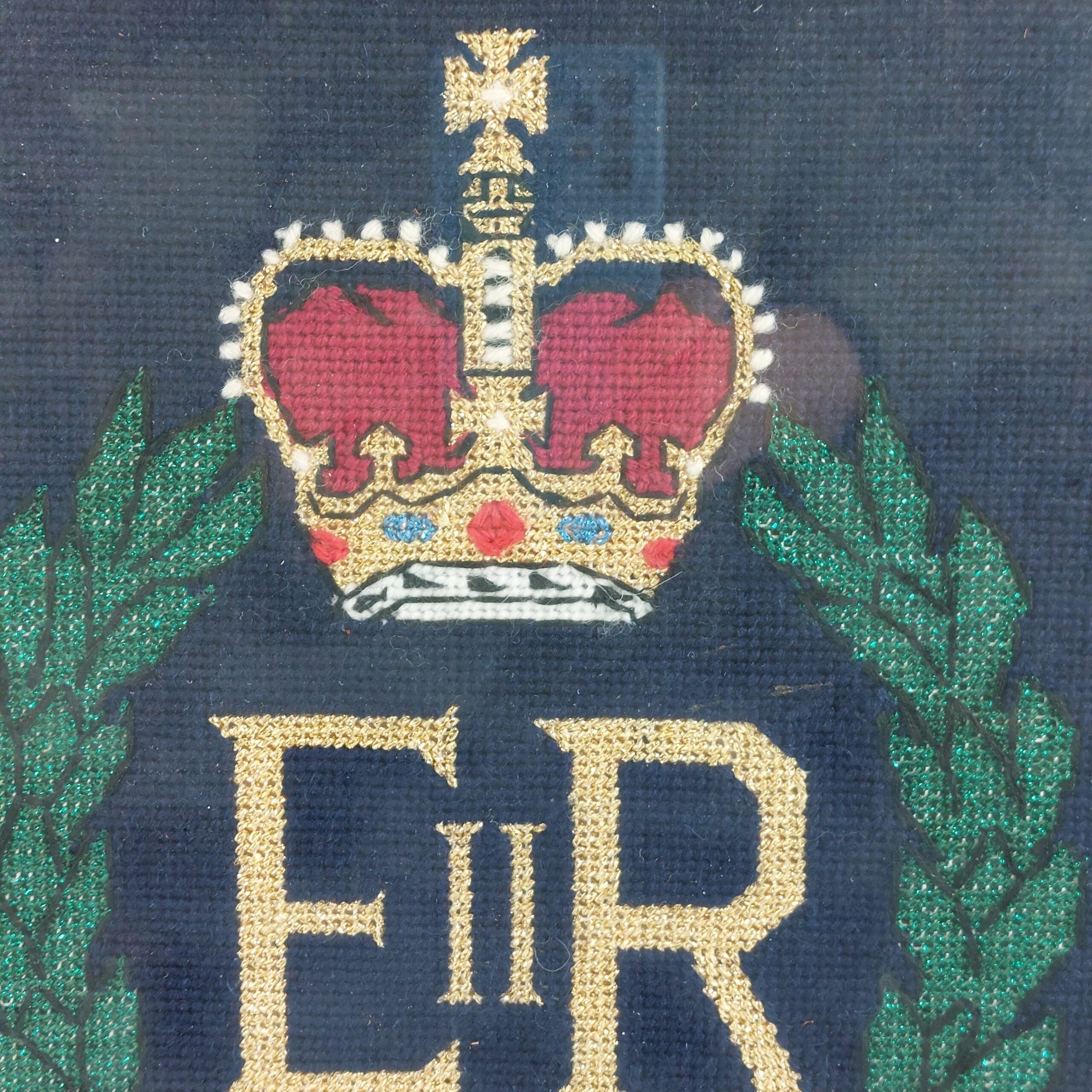 British Army, Royal Military Police, Framed Cross stitch - Image 2