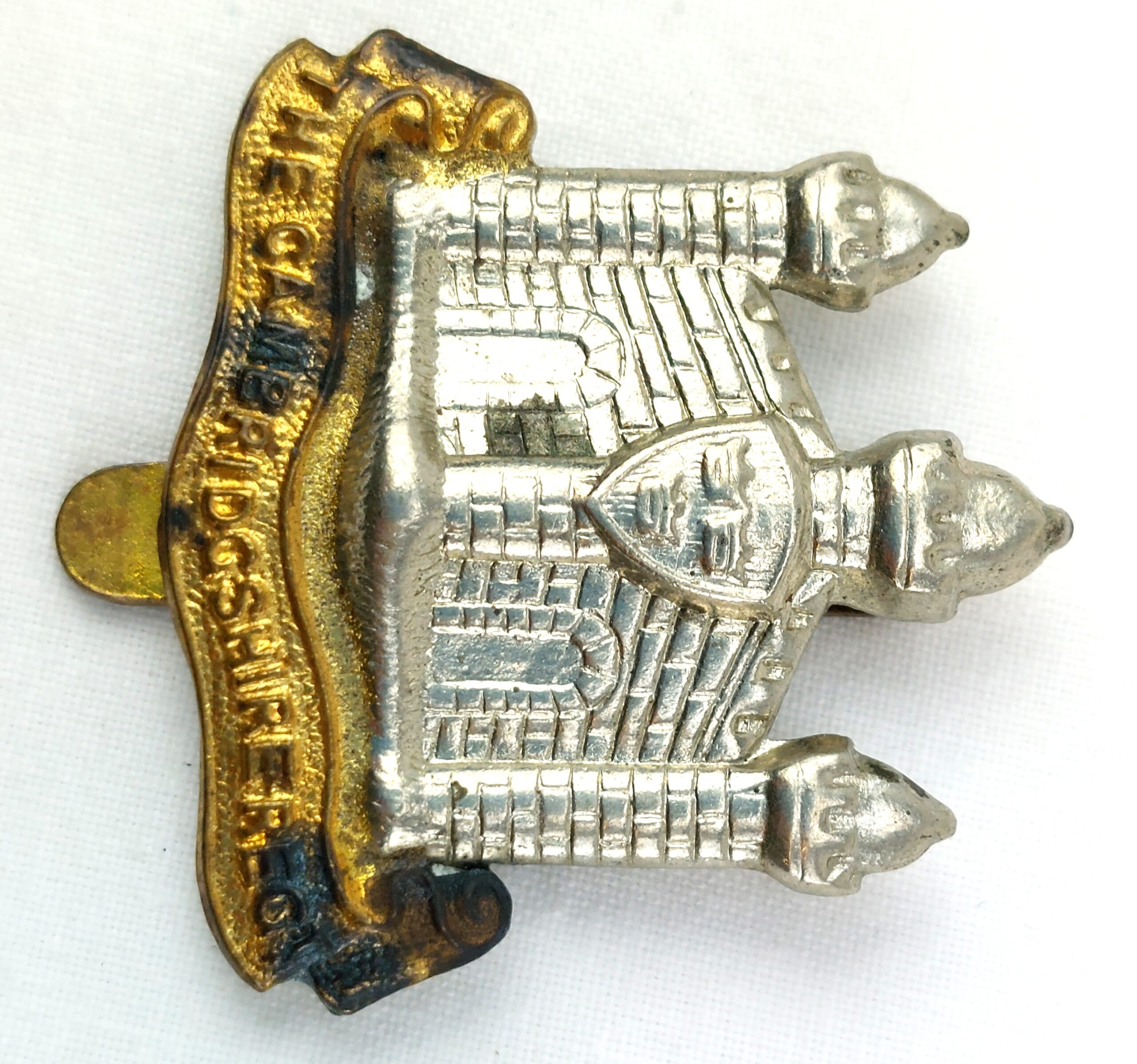 British, Cambridgeshire Regiment, Cap Badge