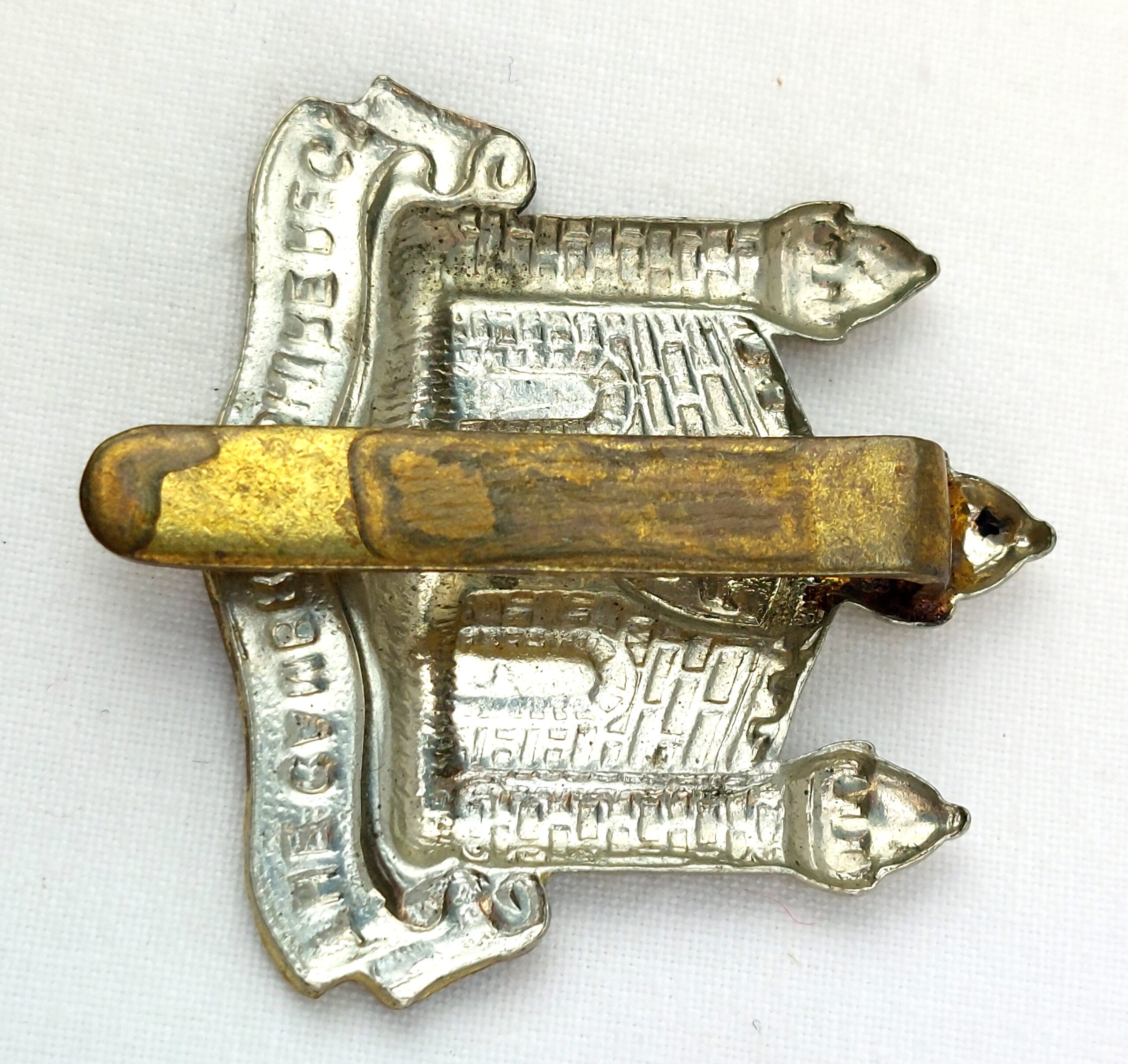 British, Cambridgeshire Regiment, Cap Badge - Image 2