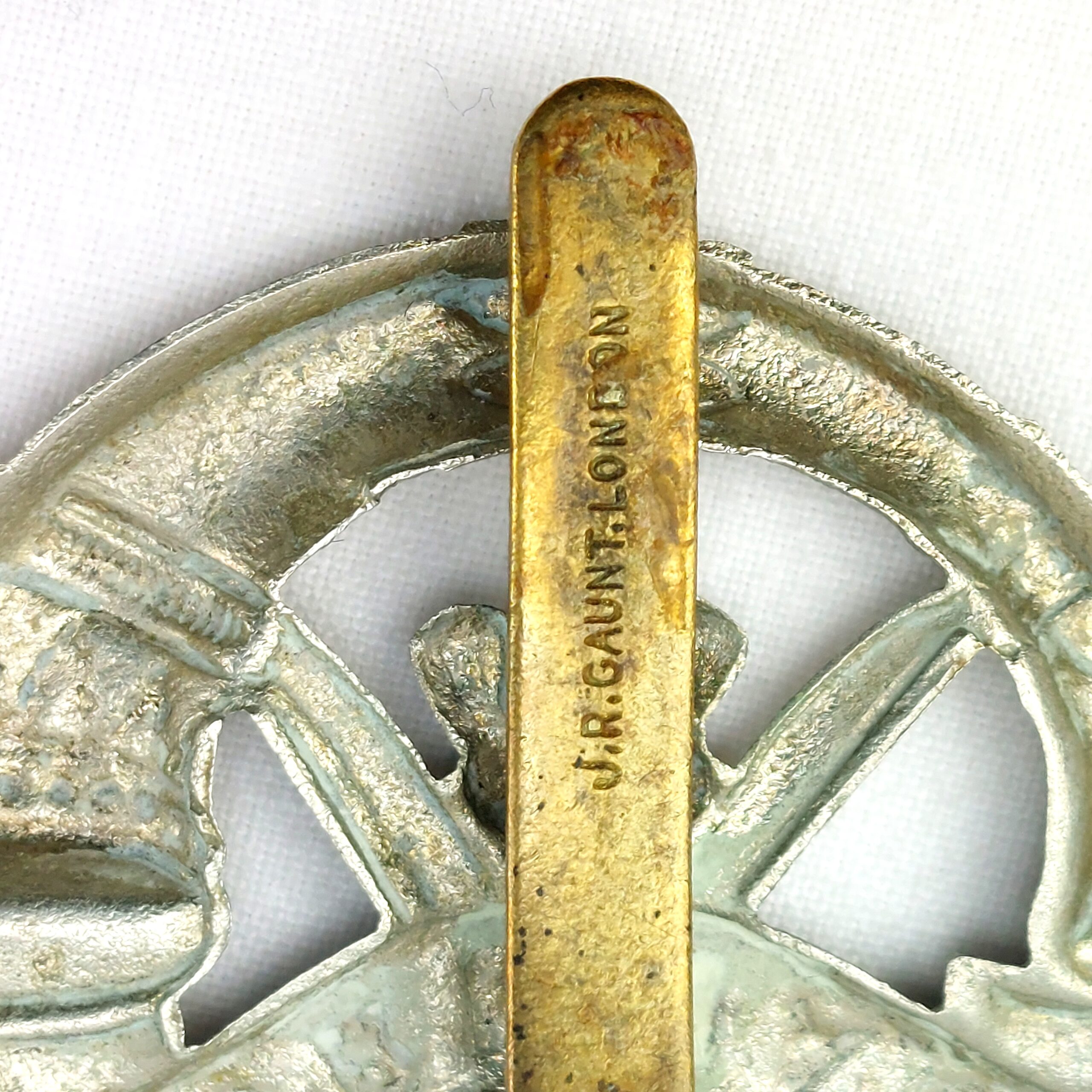 British, Duke of Cornwall Light Infantry, Cap Badge, by J.R. Gaunt, London - Image 3