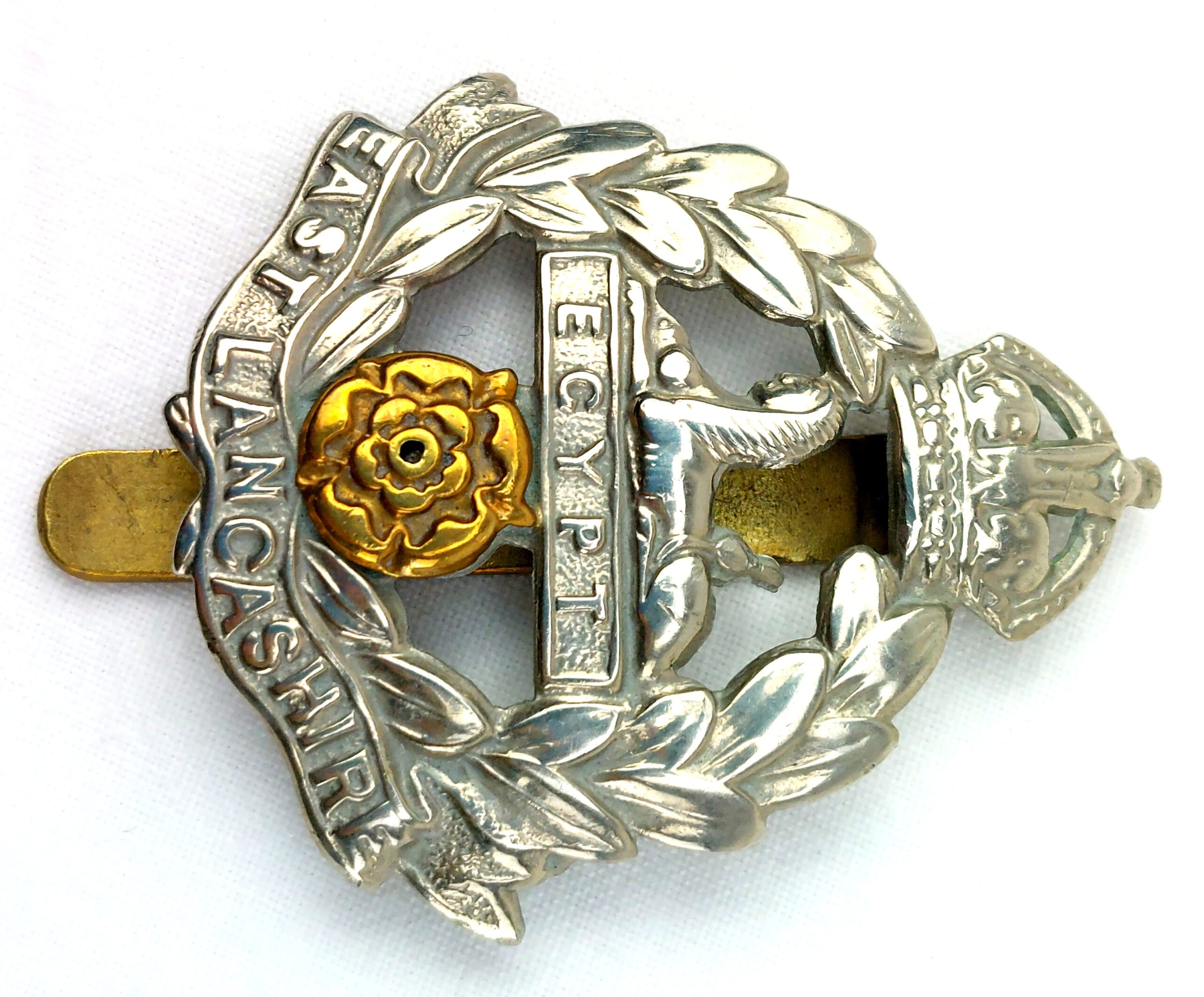 British, East Lancashire Regiment, Officers' Cap Badge