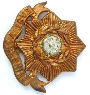 *British, East Yorkshire Regiment, Cap Badge