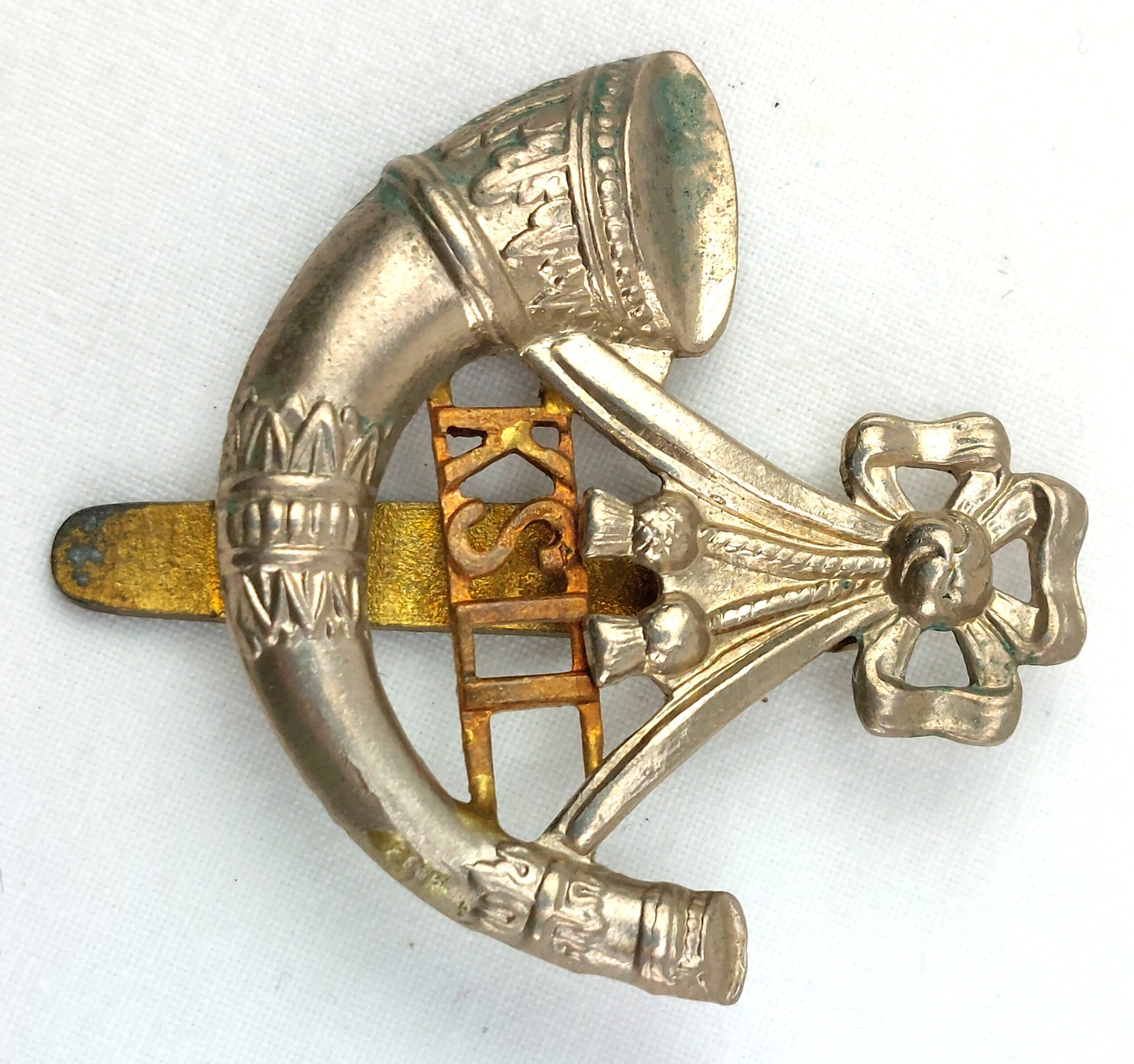 British, King's Shropshire Light Infantry, Cap Badge
