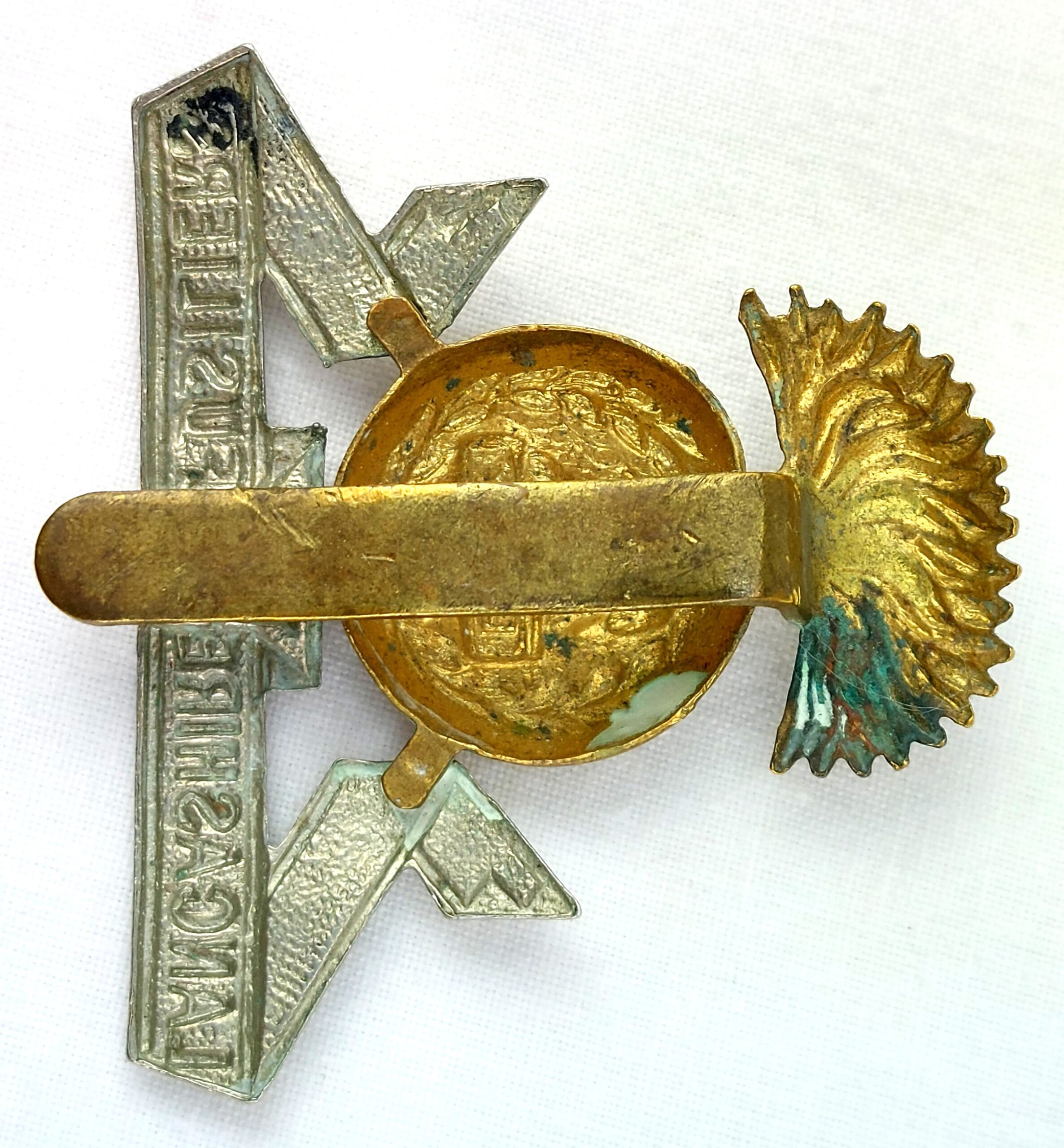 British, Lancashire Fusiliers, Bi-metal, Cap Badge - Image 2