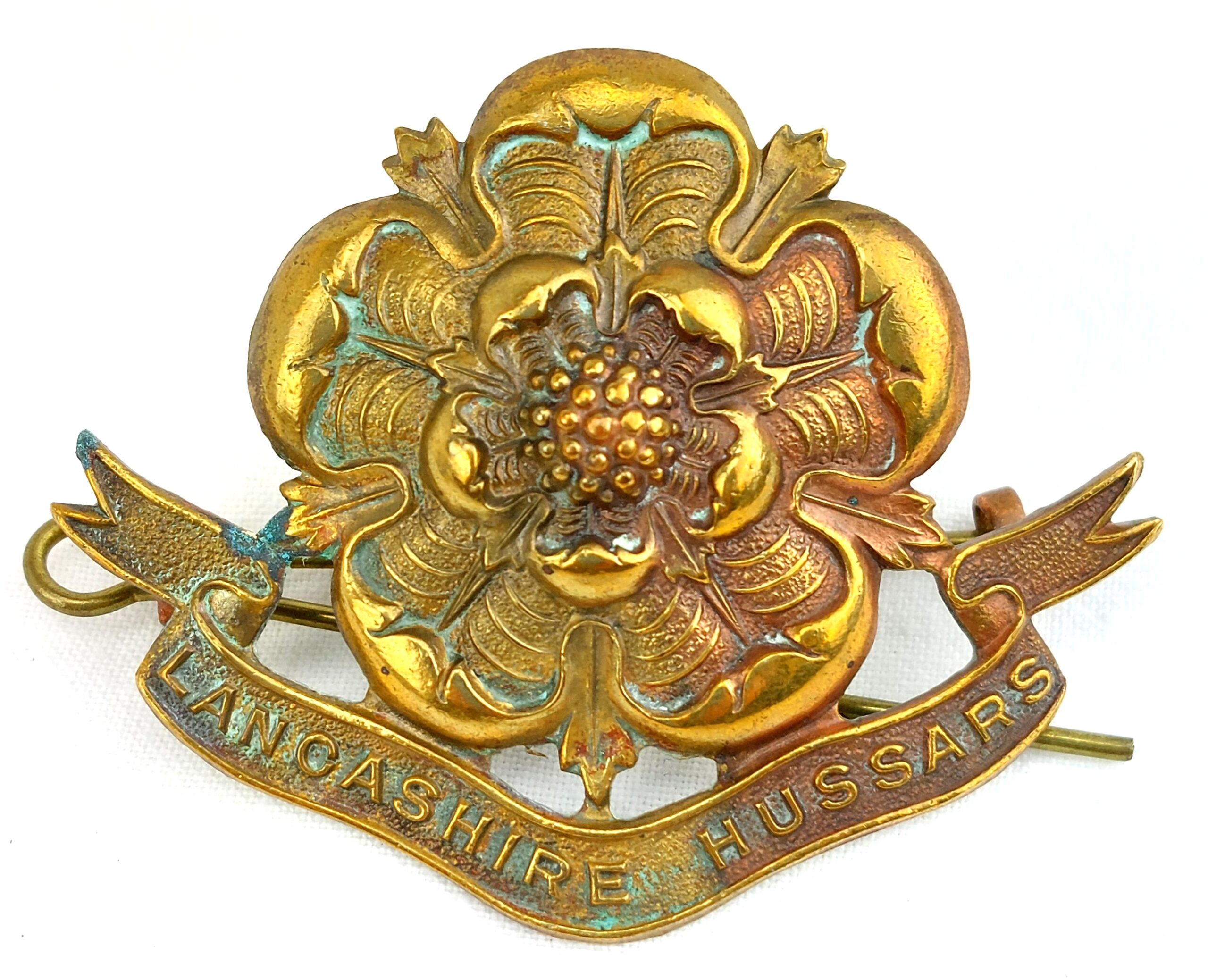 British, Lancashire Hussars, Cap Badge