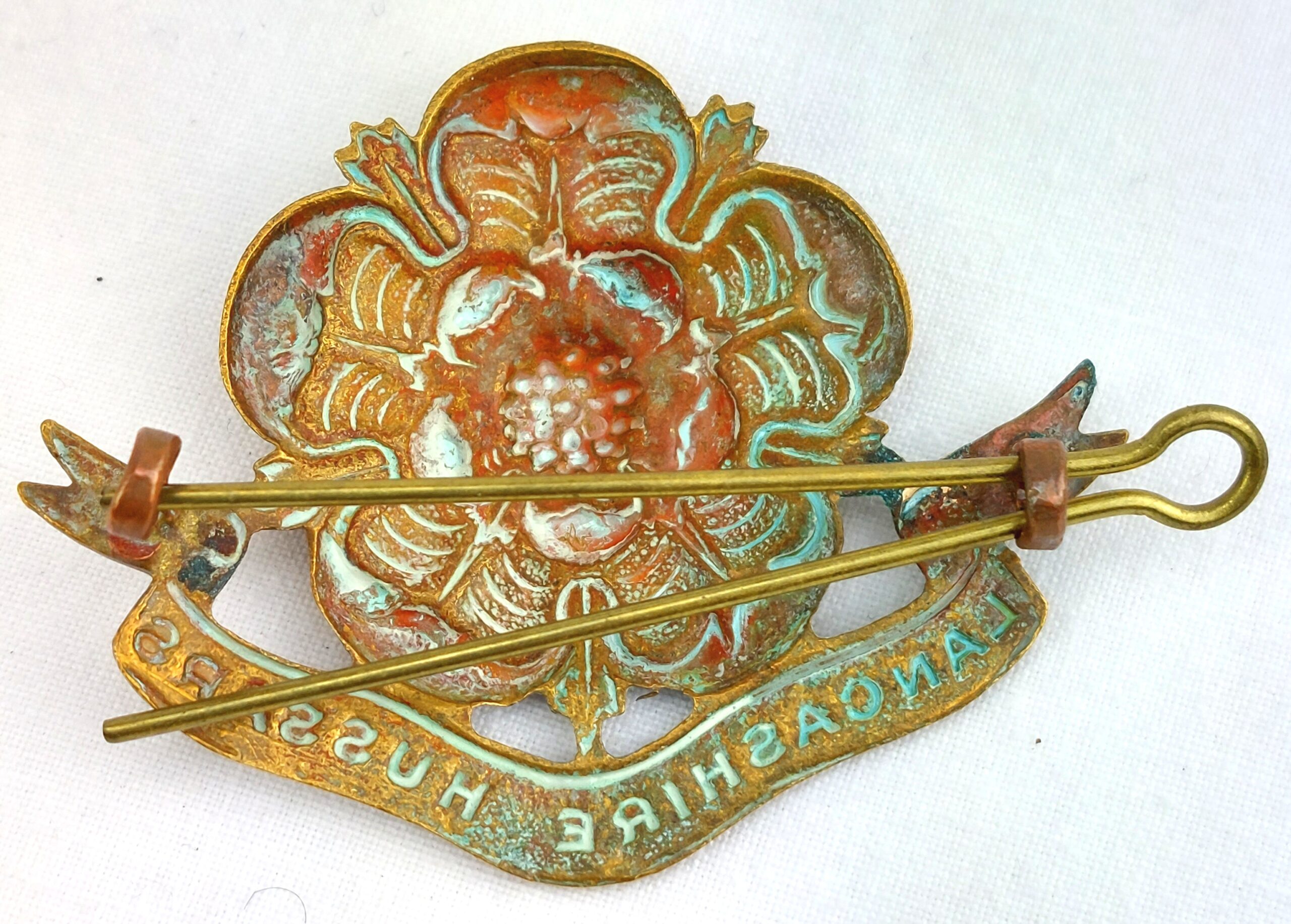 British, Lancashire Hussars, Cap Badge - Image 2