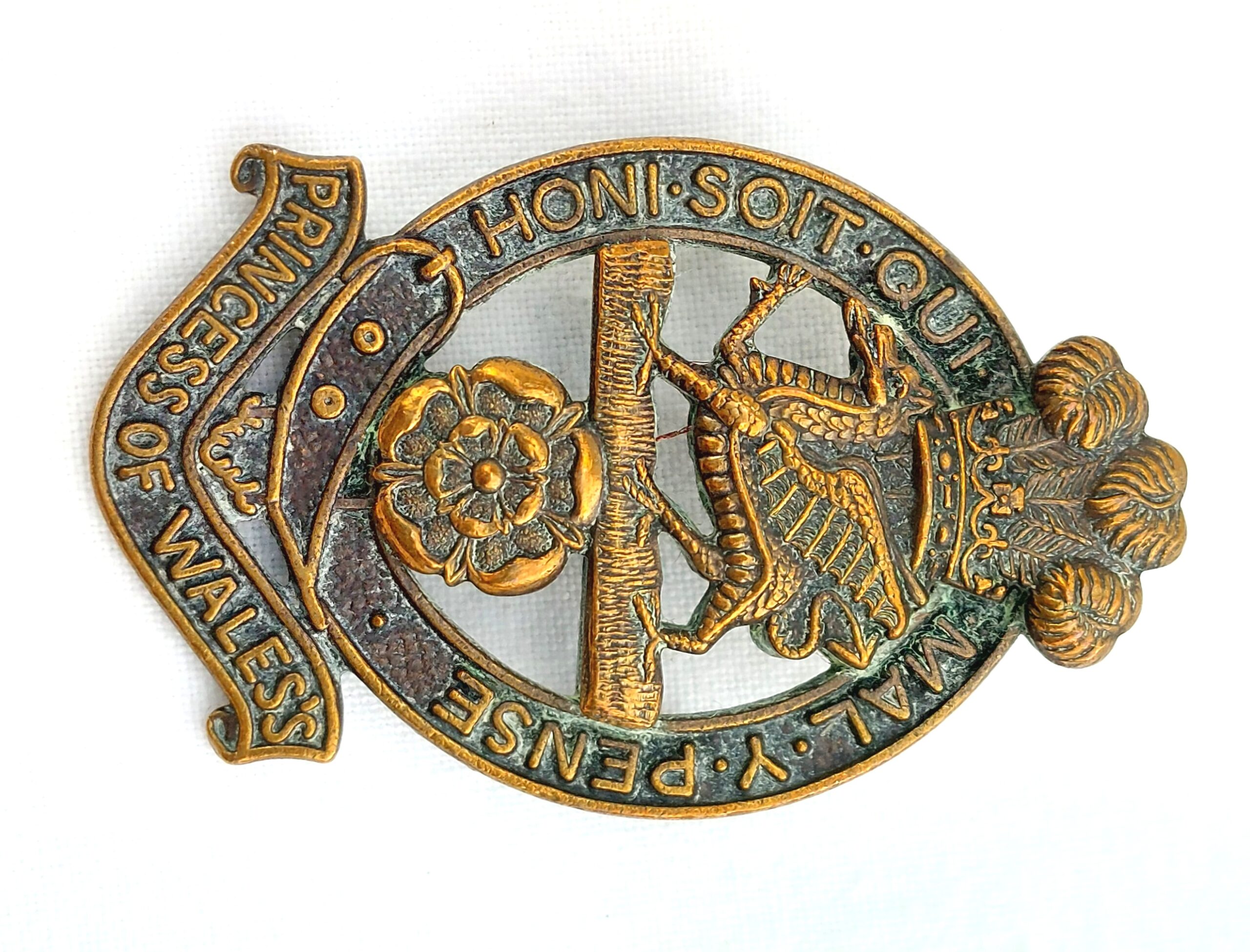 British, Princess of Wales Royal Regiment, Cap Badge, by Firmin