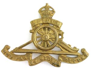 British, Royal Artillery, Cap Badge