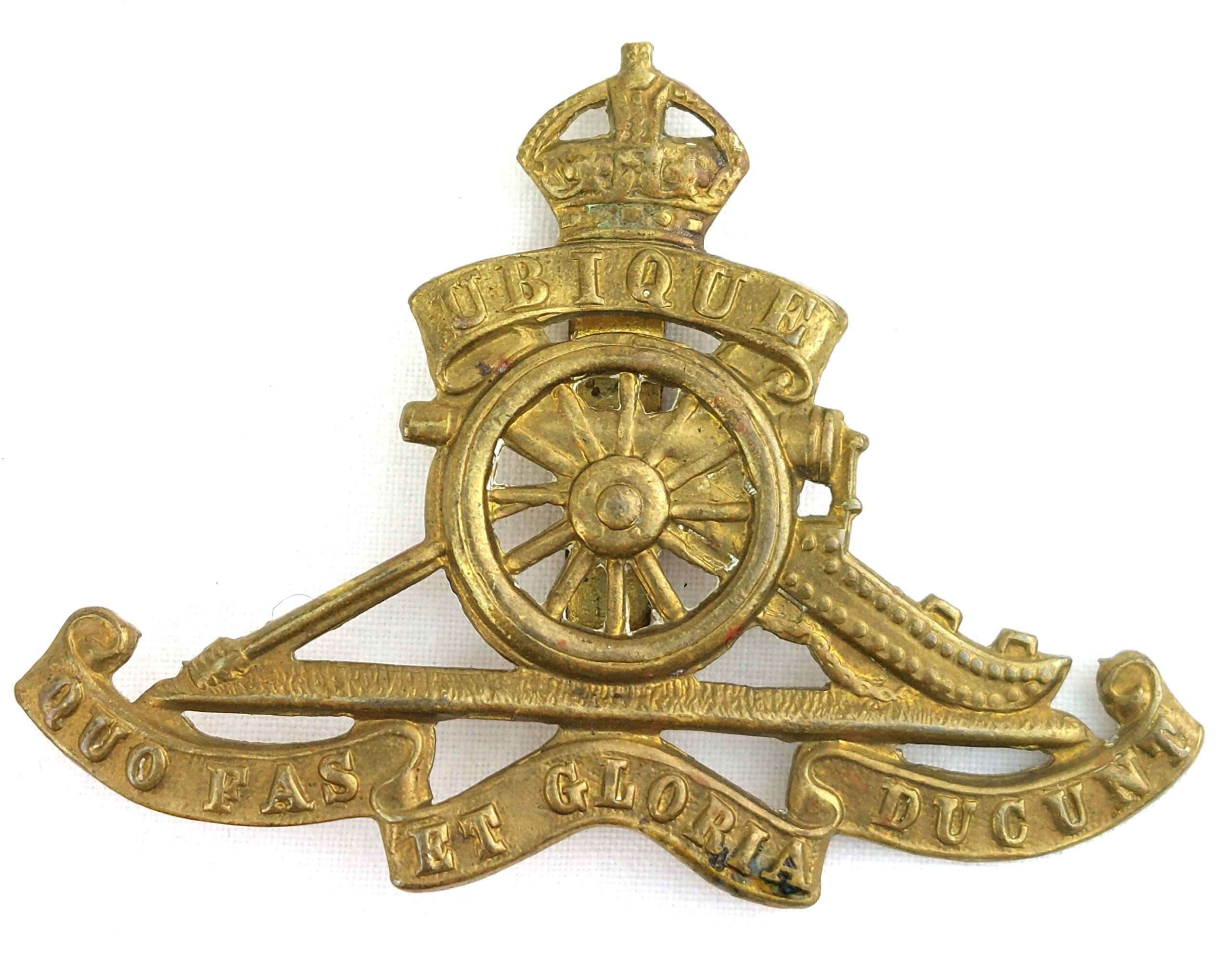 British, Royal Artillery, Cap Badge