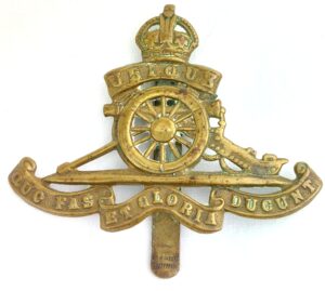 British, Royal Artillery, Cap Badge