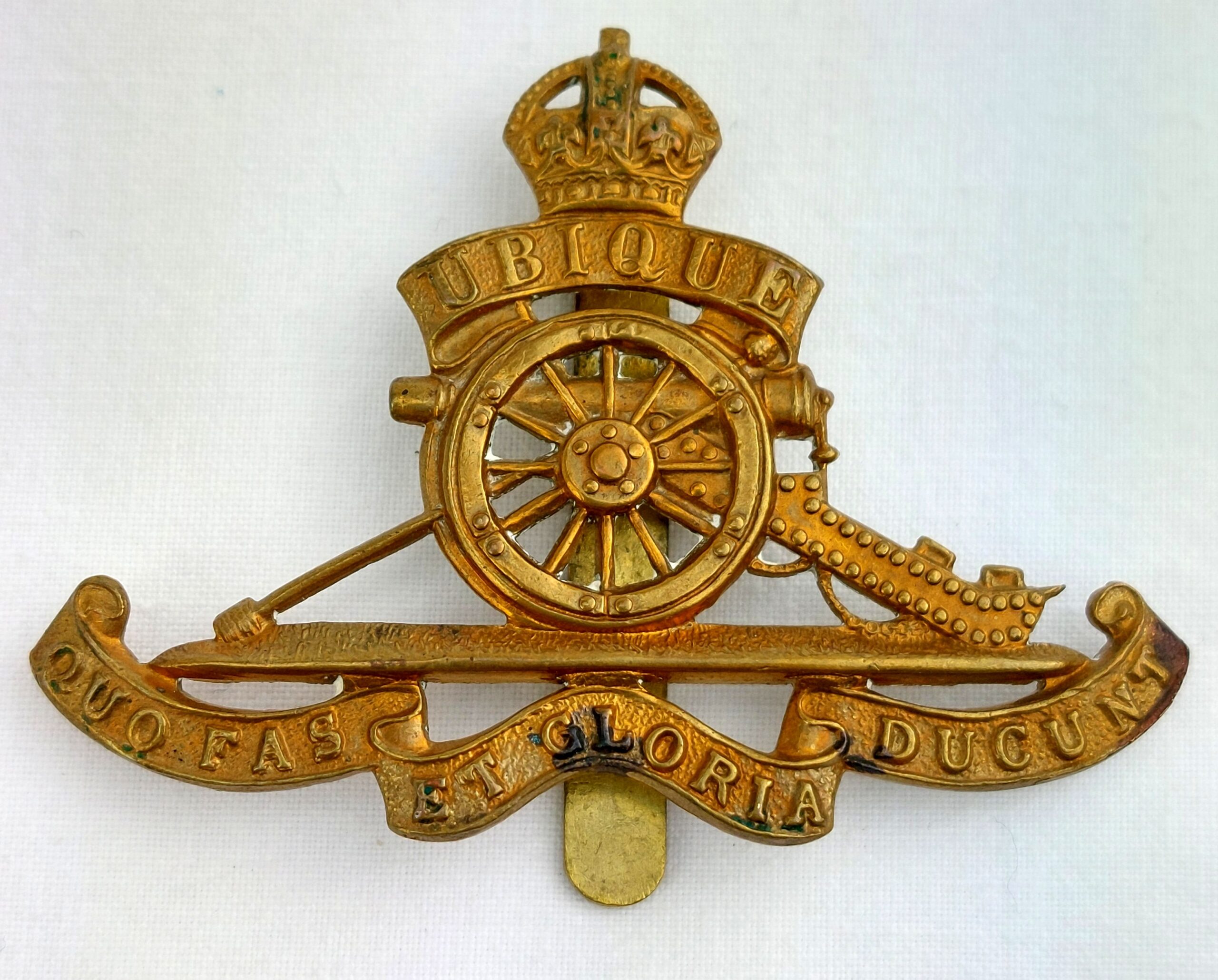British, Royal Artillery, Cap Badge