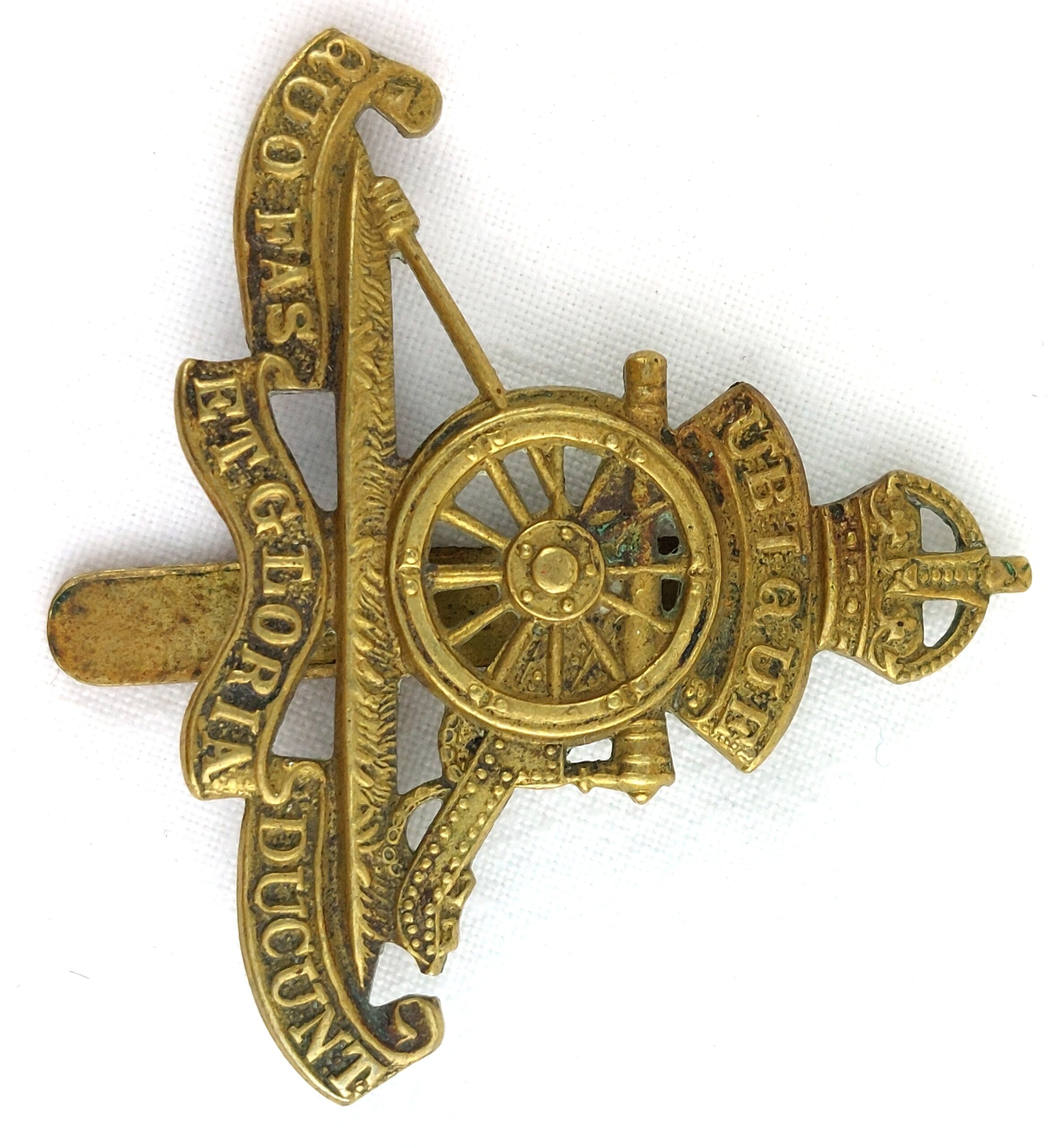 British, Royal Artillery, Cap Badge, Small, by Firmin London