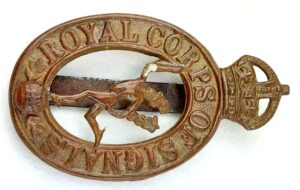 British, Royal Corps of Signals, Cap Badge