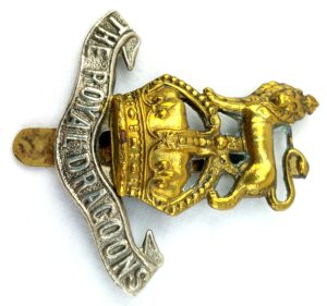 British, Royal Dragoons King's, Cap Badge