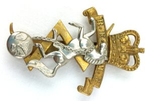 British, Royal Electrical & Mechanical Engineers, Queens Crown, Cap Badge