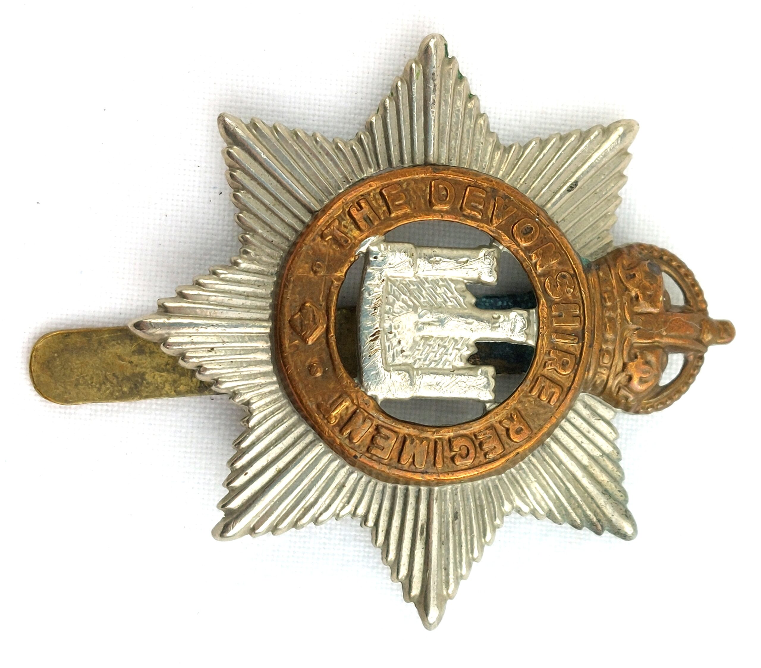British, The Devonshire Regiment, Cap Badge, by Smith & Wright Ltd Birmingham - Image 3