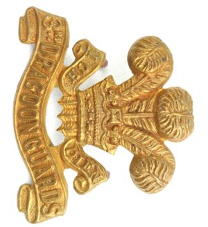 British, WW1, 3rd Dragoon Guards, Cap Badge