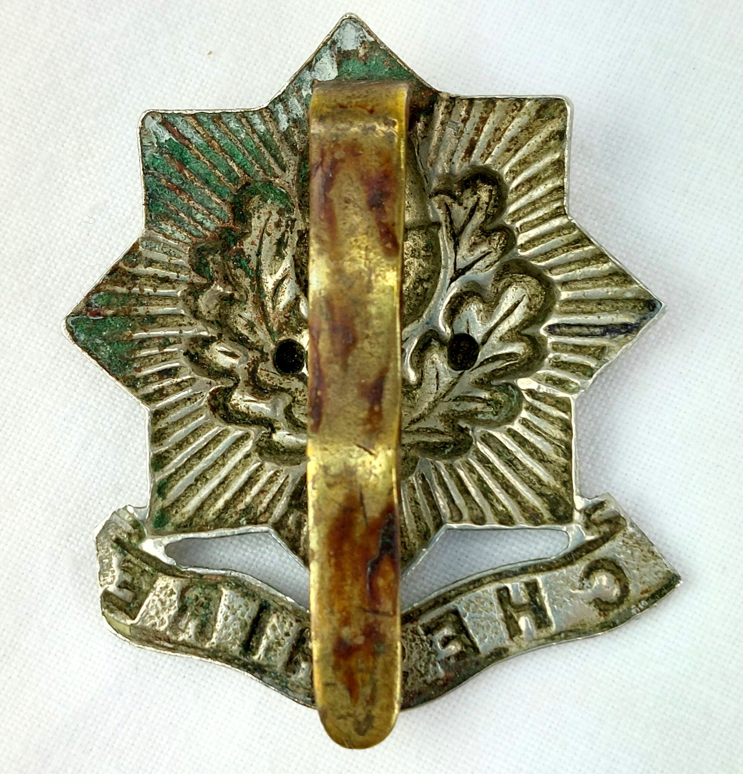 British, WW1, Cheshire Regiment, Cap Badge - Image 2