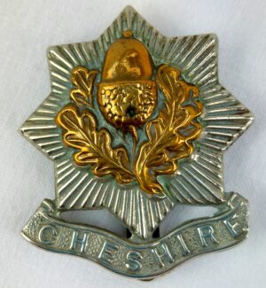 British, WW1, Cheshire Regiment, Cap Badge