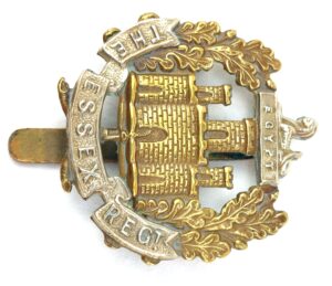 British, WW1, Essex Regiment, Cap Badge