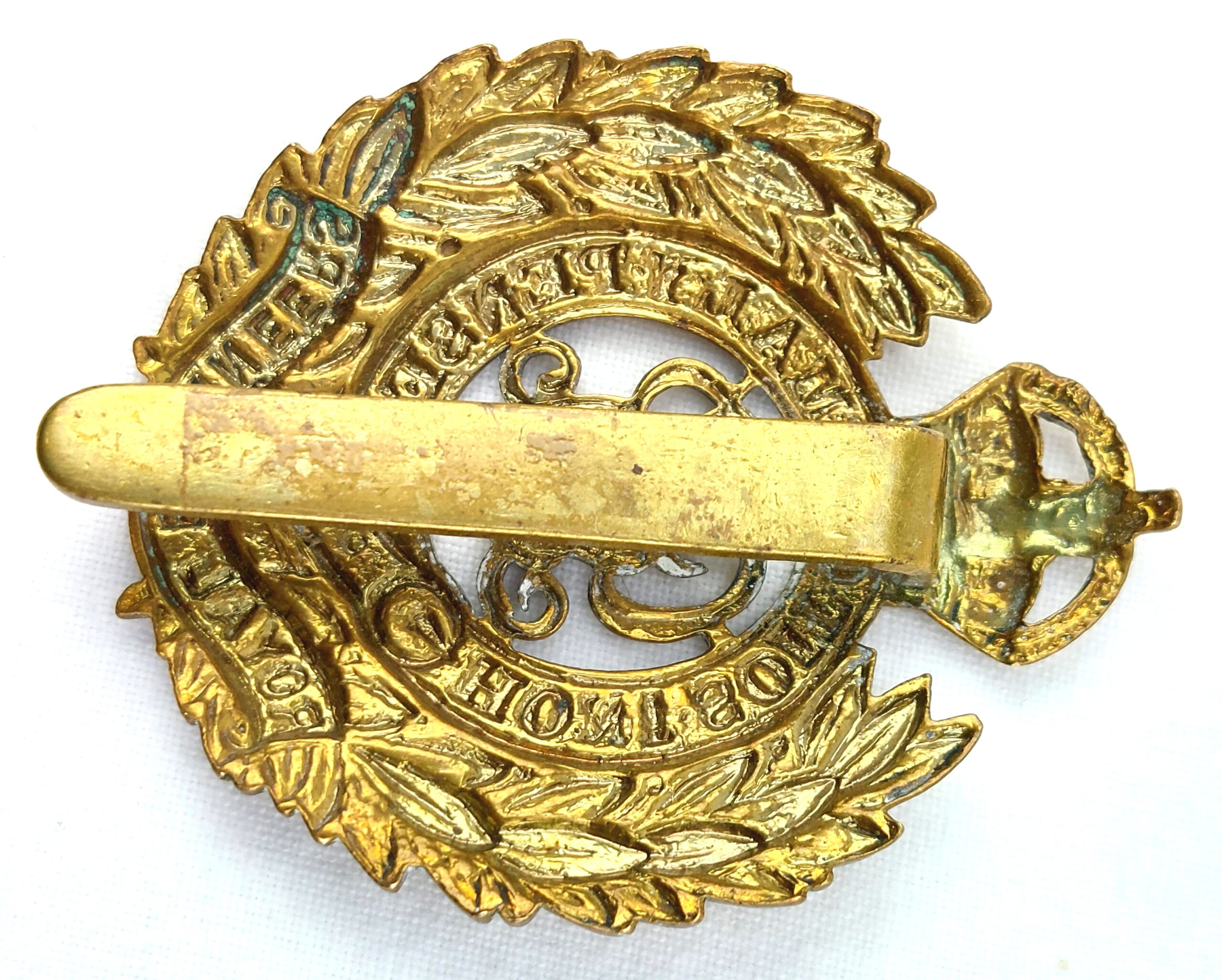 British, WW1, Royal Engineers Corps, Cap Badge - Image 2