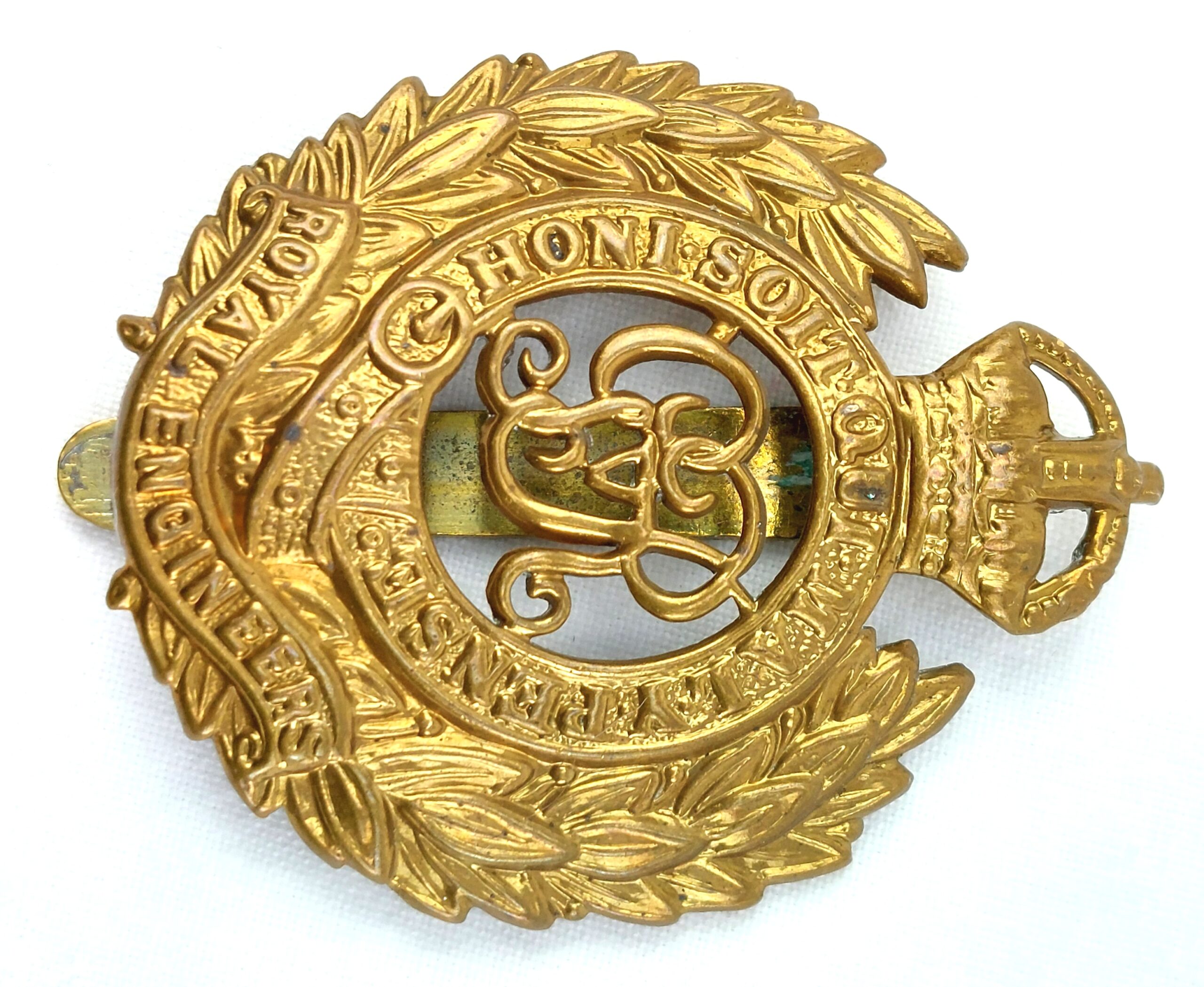 British, WW1, Royal Engineers Corps, Cap Badge