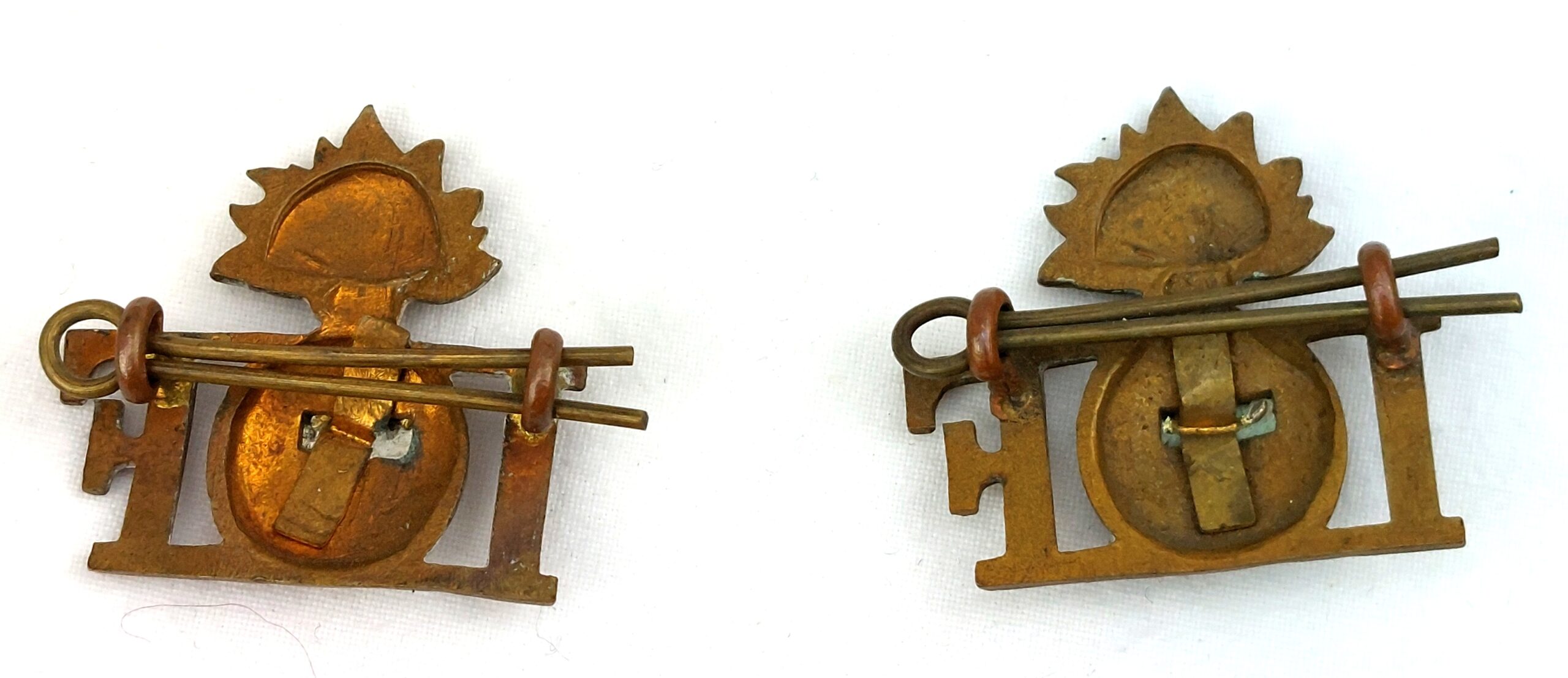 *British, WW1, Royal Irish Fusiliers Regiment (RIF) Shoulder Title* - Image 2