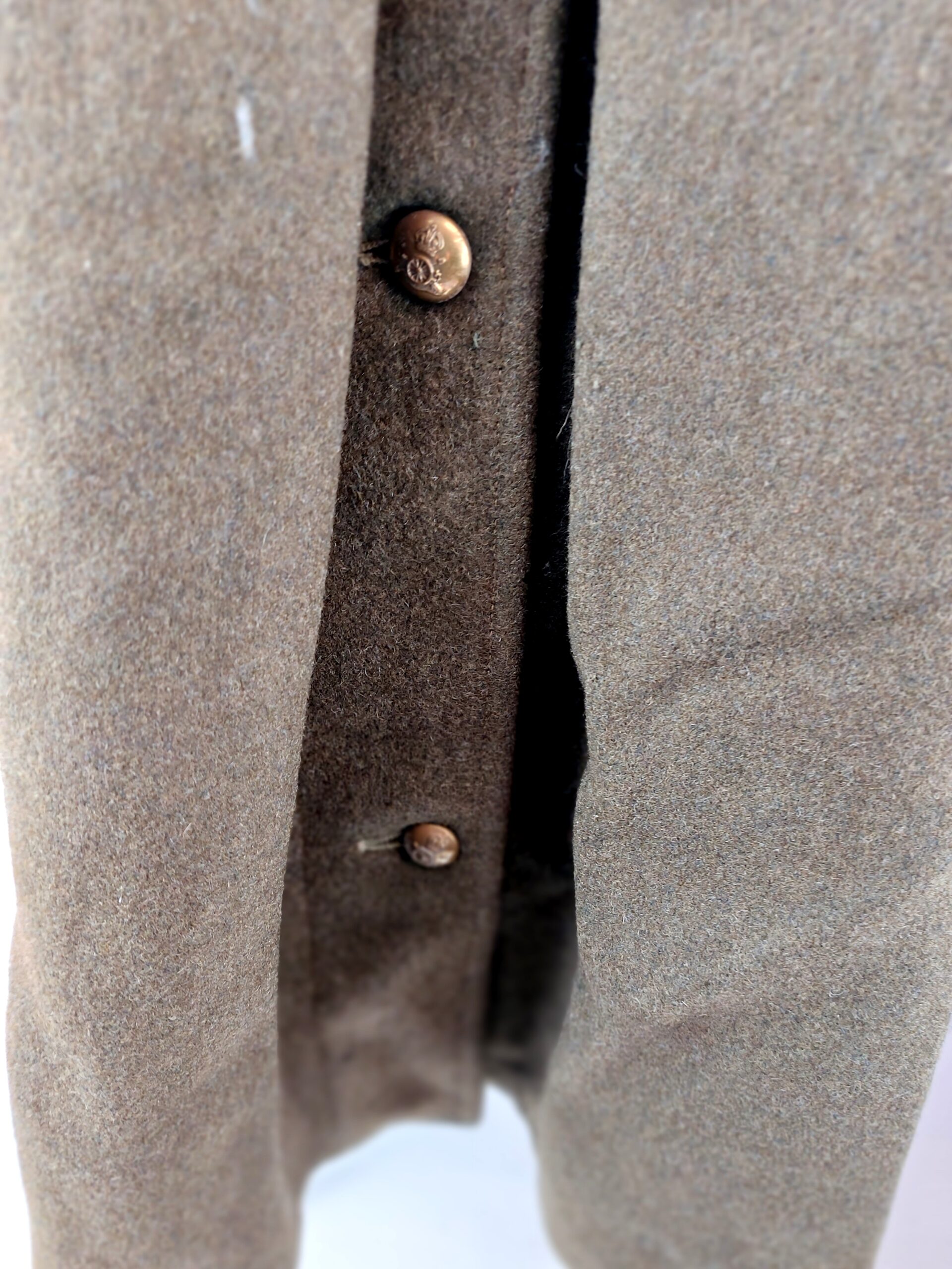 British, WW2, Royal Artillery Great Coat. Dismounted 1940 Pattern, Size No. 5, Dated 1942 - Image 16