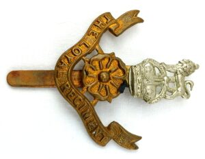 British, WW2, The Loyal Regiment, North Lancashire, Cap Badge