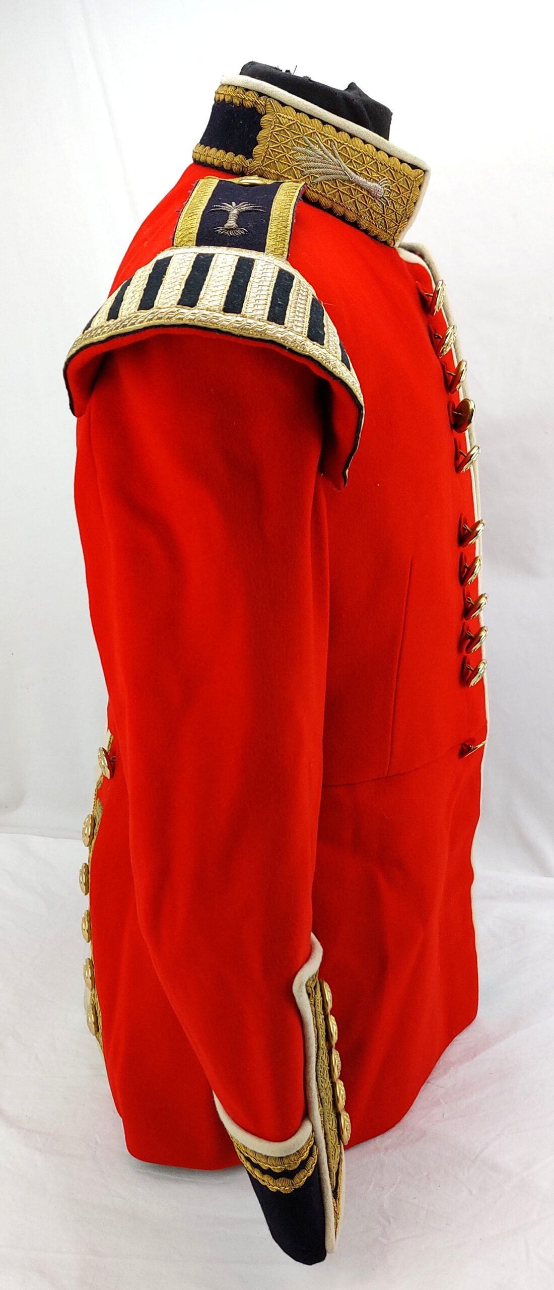 British, Welsh Guards Officer Tunic, with Bandmans Swallow Nest Epaulettes, Named & Dated, "2nd Lieutenant M.W. Presland, 1987", Small - Image 5