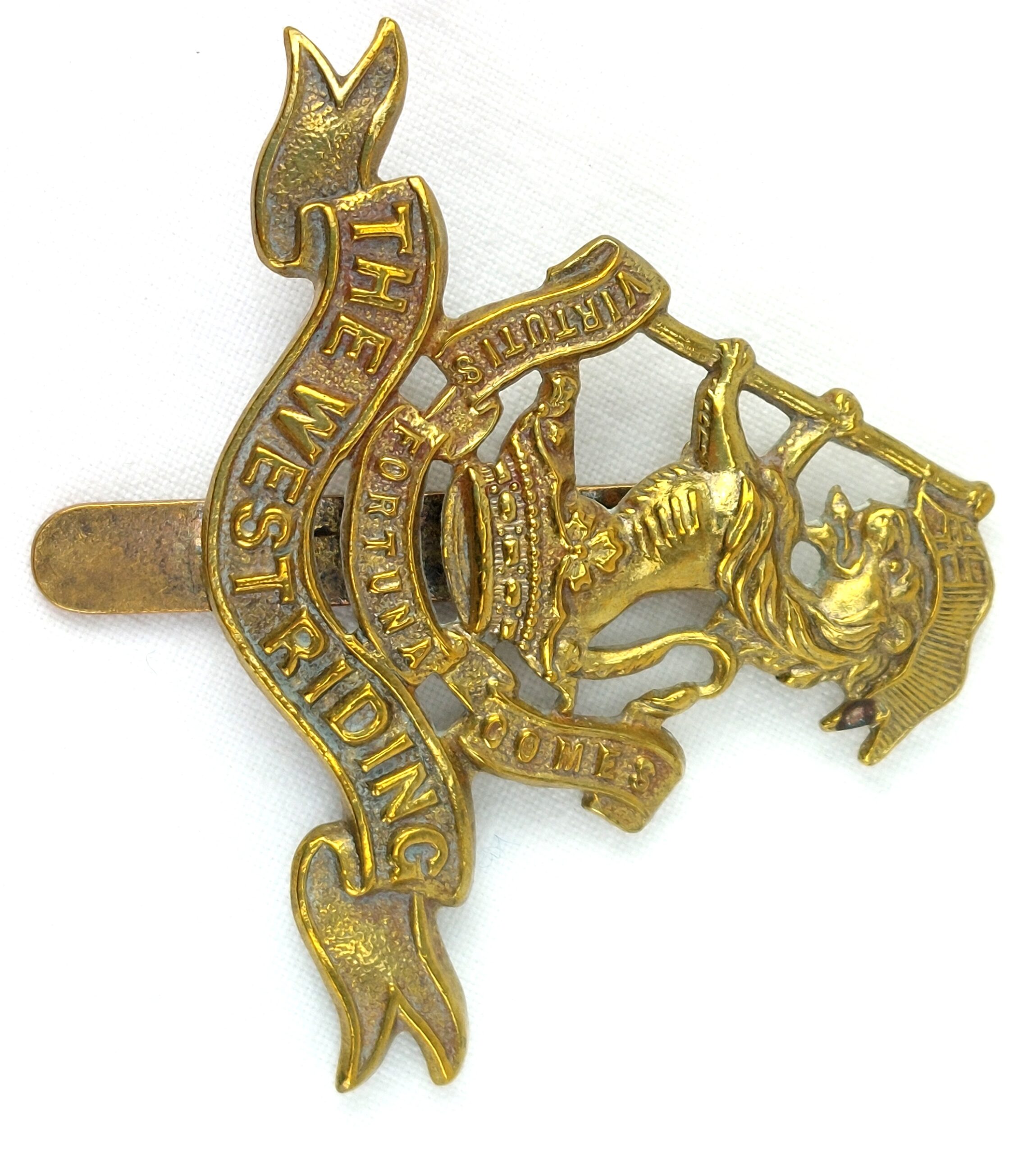 British, West Riding Regiment, Cap Badge