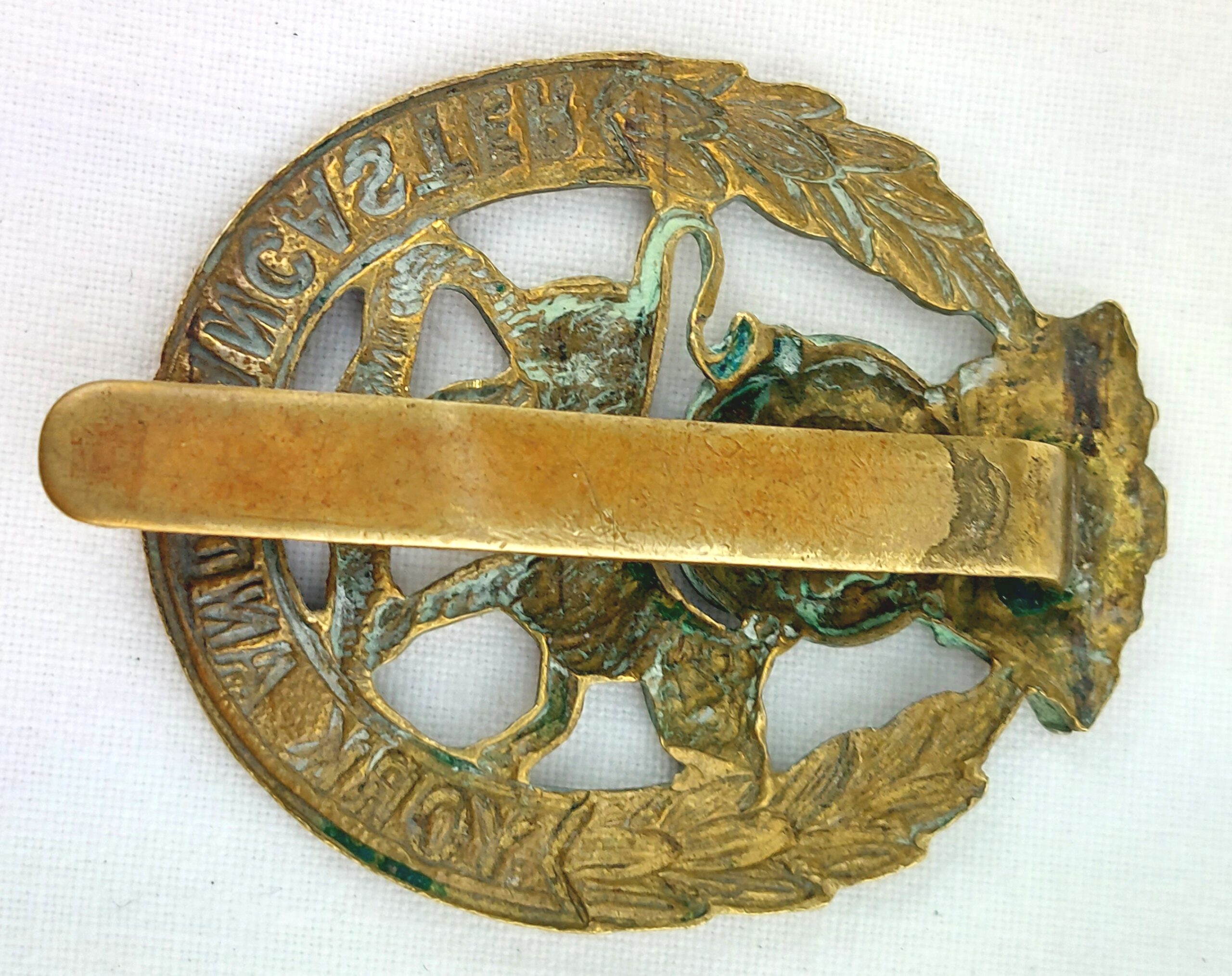 British, York and Lancaster Regiment, Cap Badge - Image 2