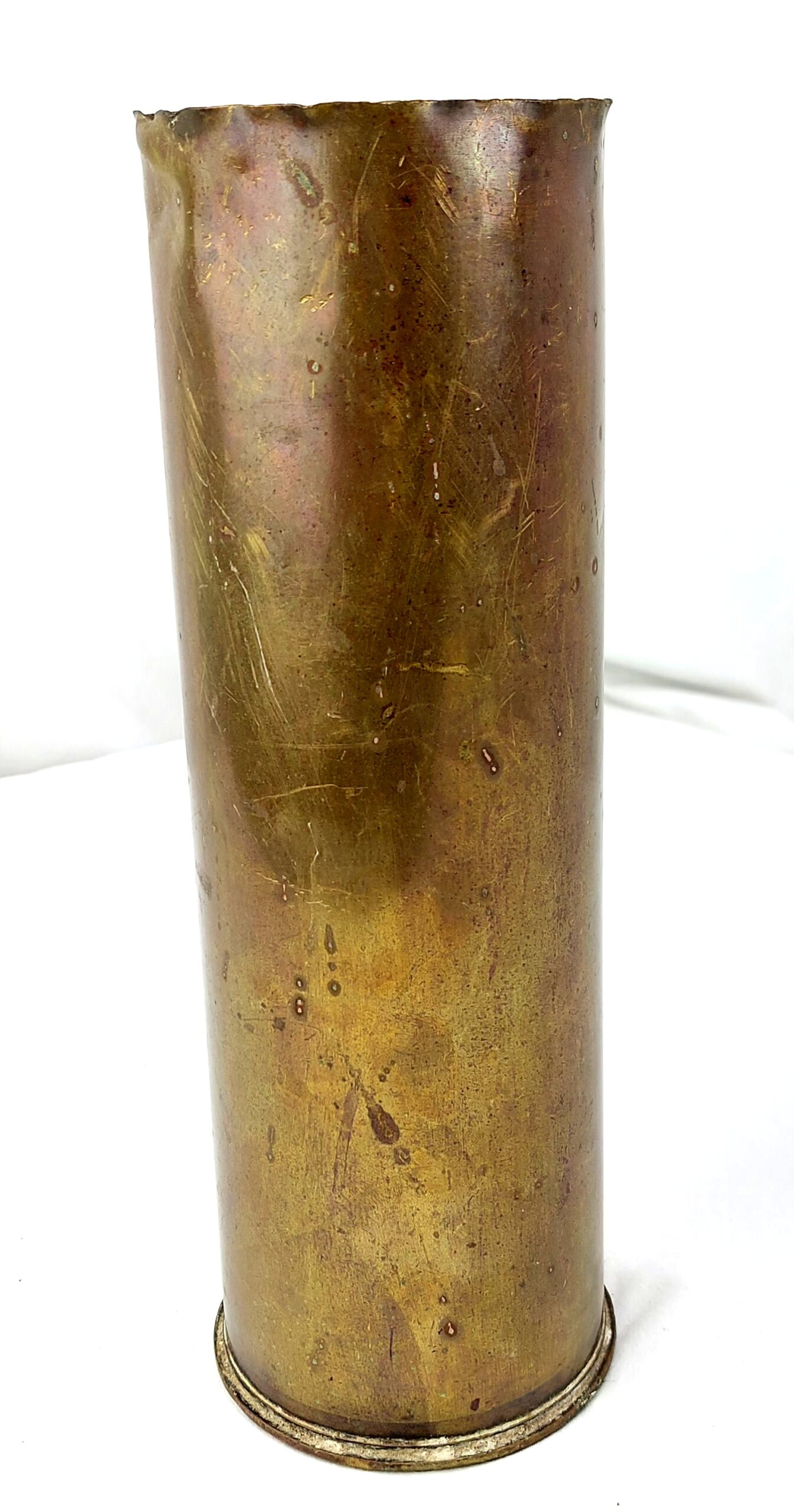 WW2, Dated 1943, 25PR Brass Shell Case, Made in Canada DB/C