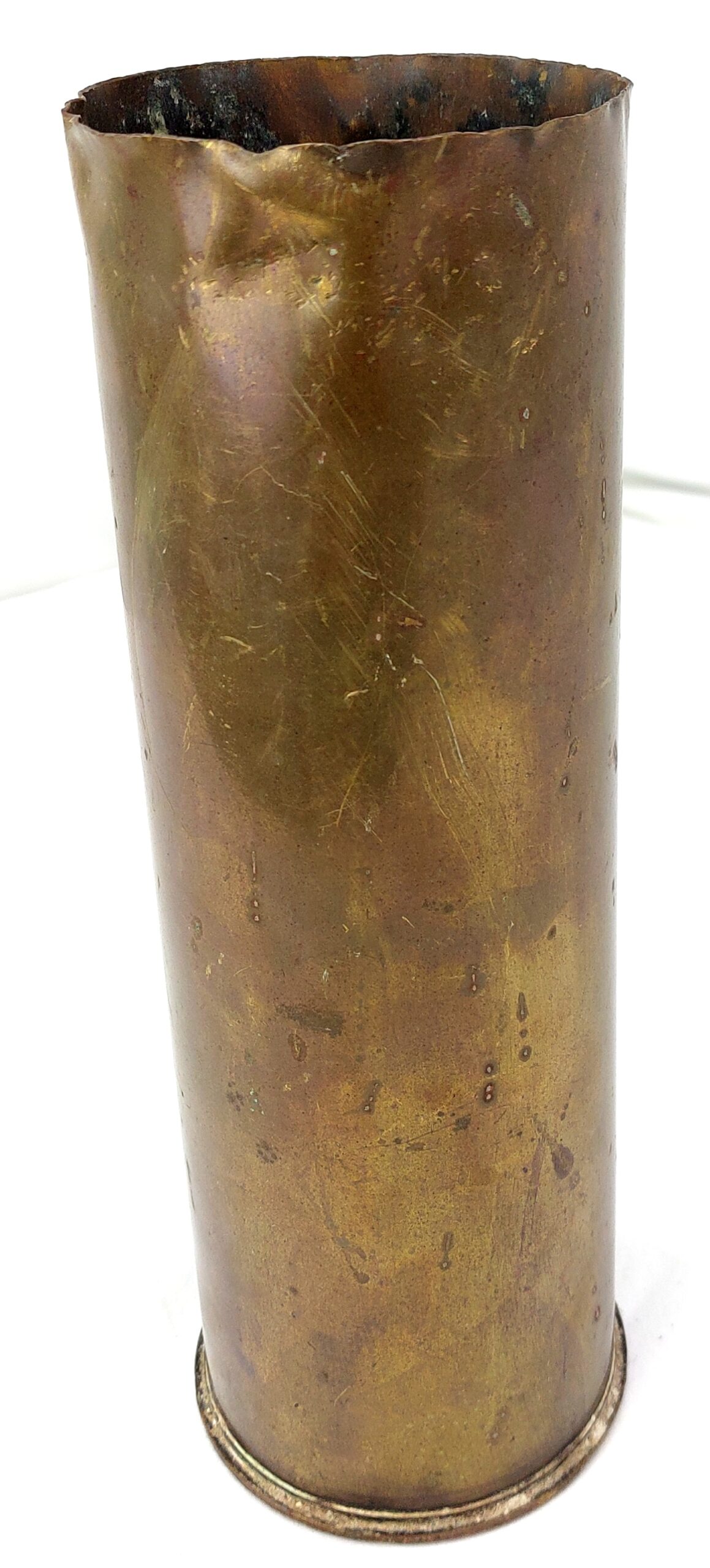 WW2, Dated 1943, 25PR Brass Shell Case, Made in Canada DB/C - Image 3