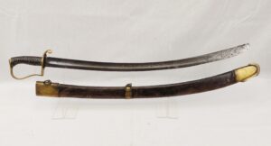 Circa 1780 European Cavalry Sabre Sword And Scabbard