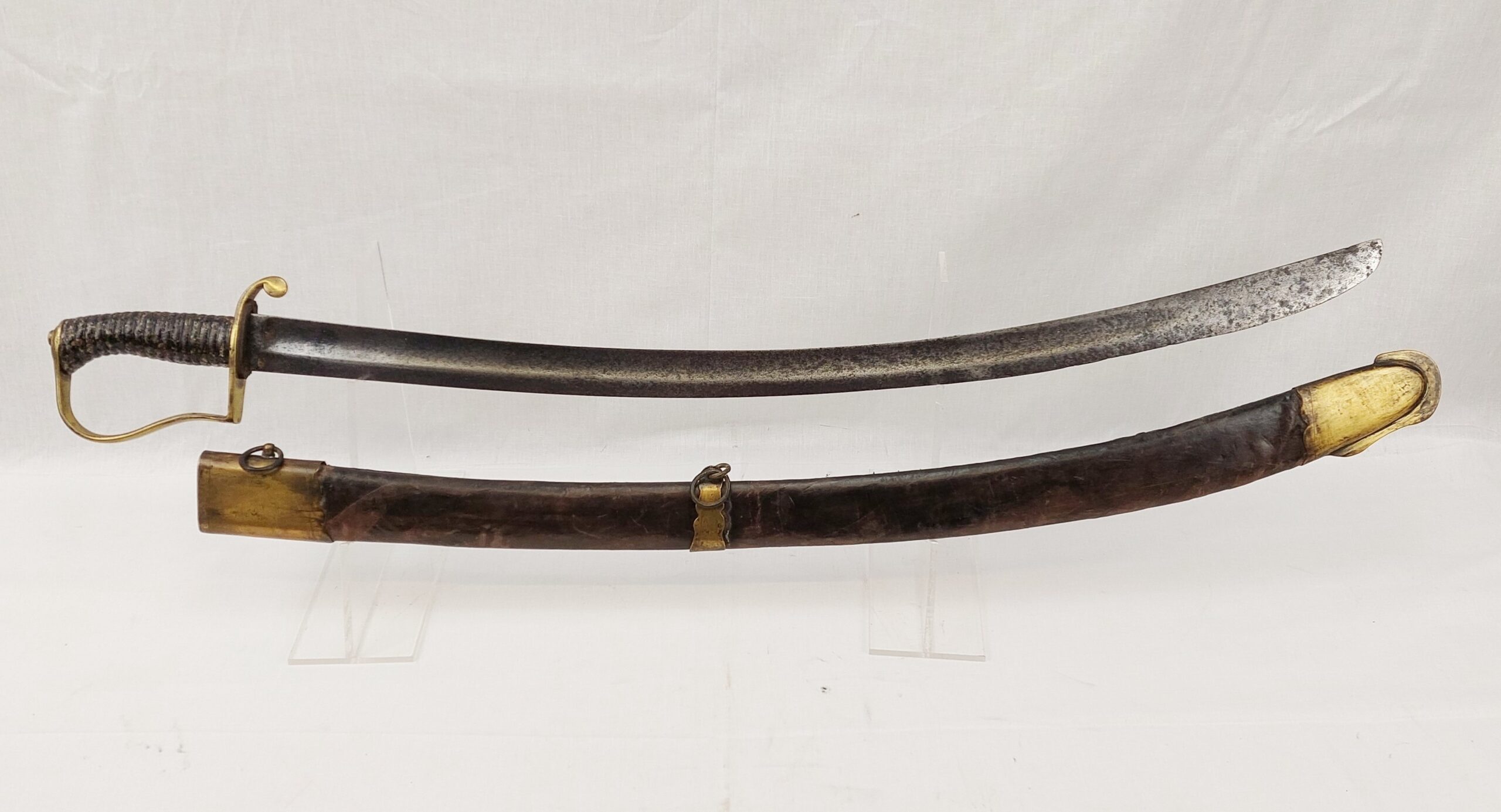 Circa 1780 European Cavalry Sabre Sword And Scabbard