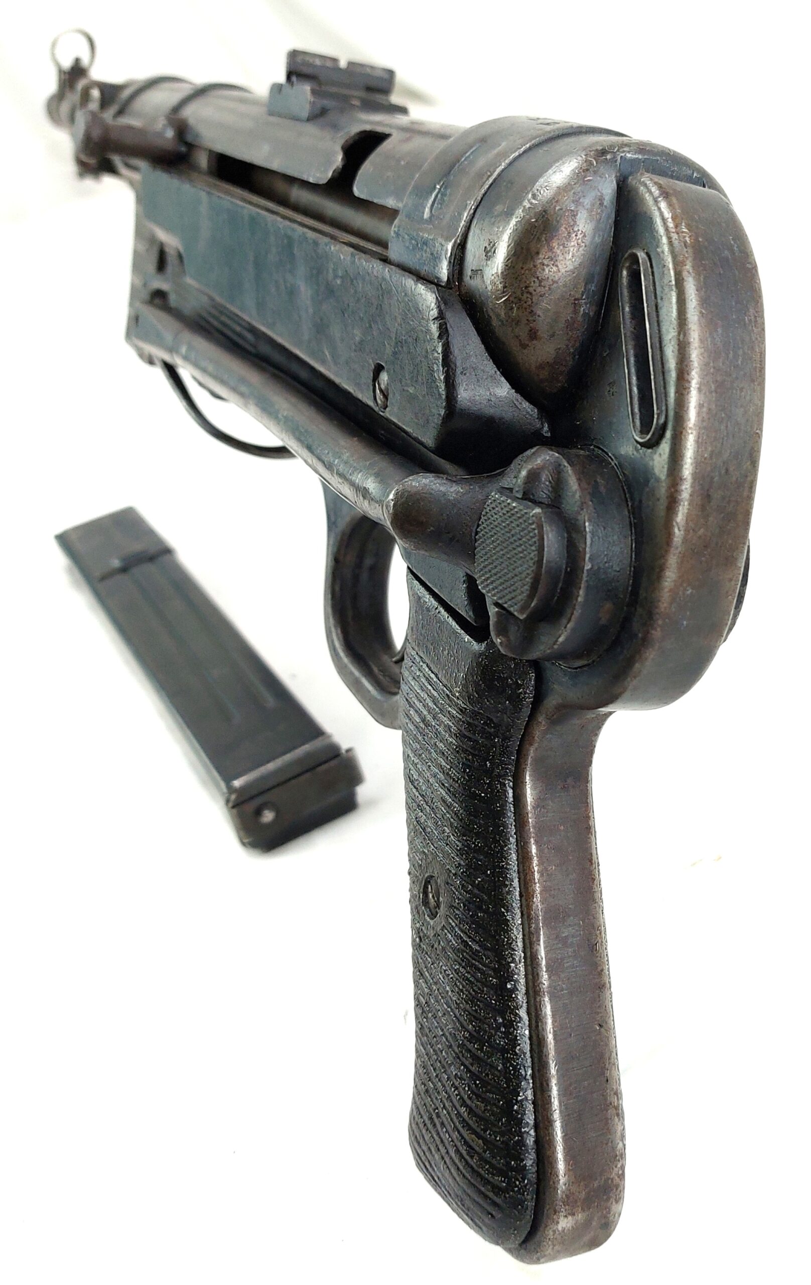 German, WW2, 1943, MP40 Sub Machine Gun with Folding Stock, by Steyr Daimler Puch; 9mm cal, 10"; Deactivated - Image 16