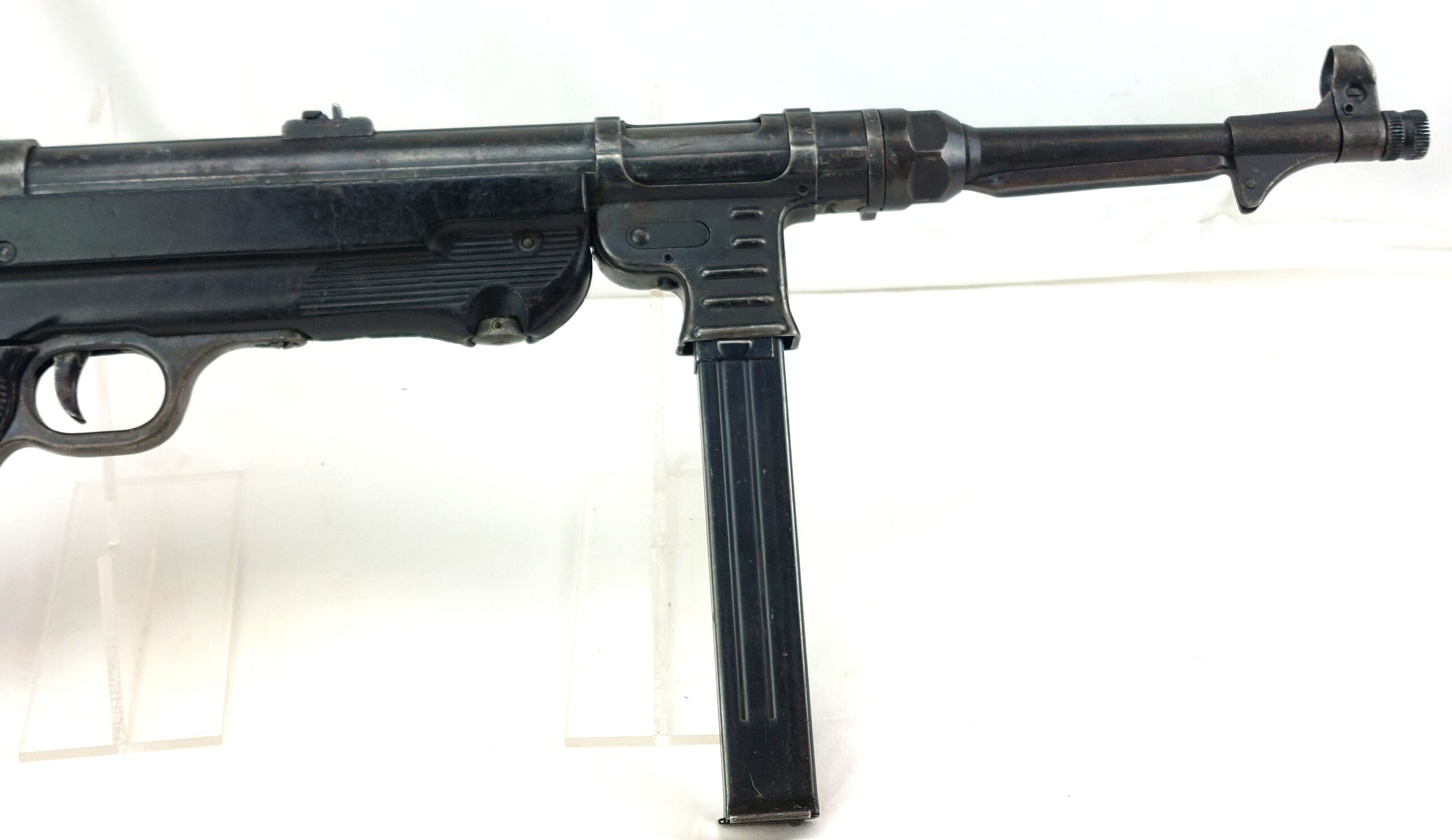 German, WW2, 1943, MP40 Sub Machine Gun with Folding Stock, by Steyr Daimler Puch; 9mm cal, 10"; Deactivated - Image 4