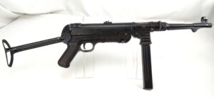 German, WW2, 1943, MP40 Sub Machine Gun with Folding Stock, by Steyr Daimler Puch (BNZ) - Deactivated
