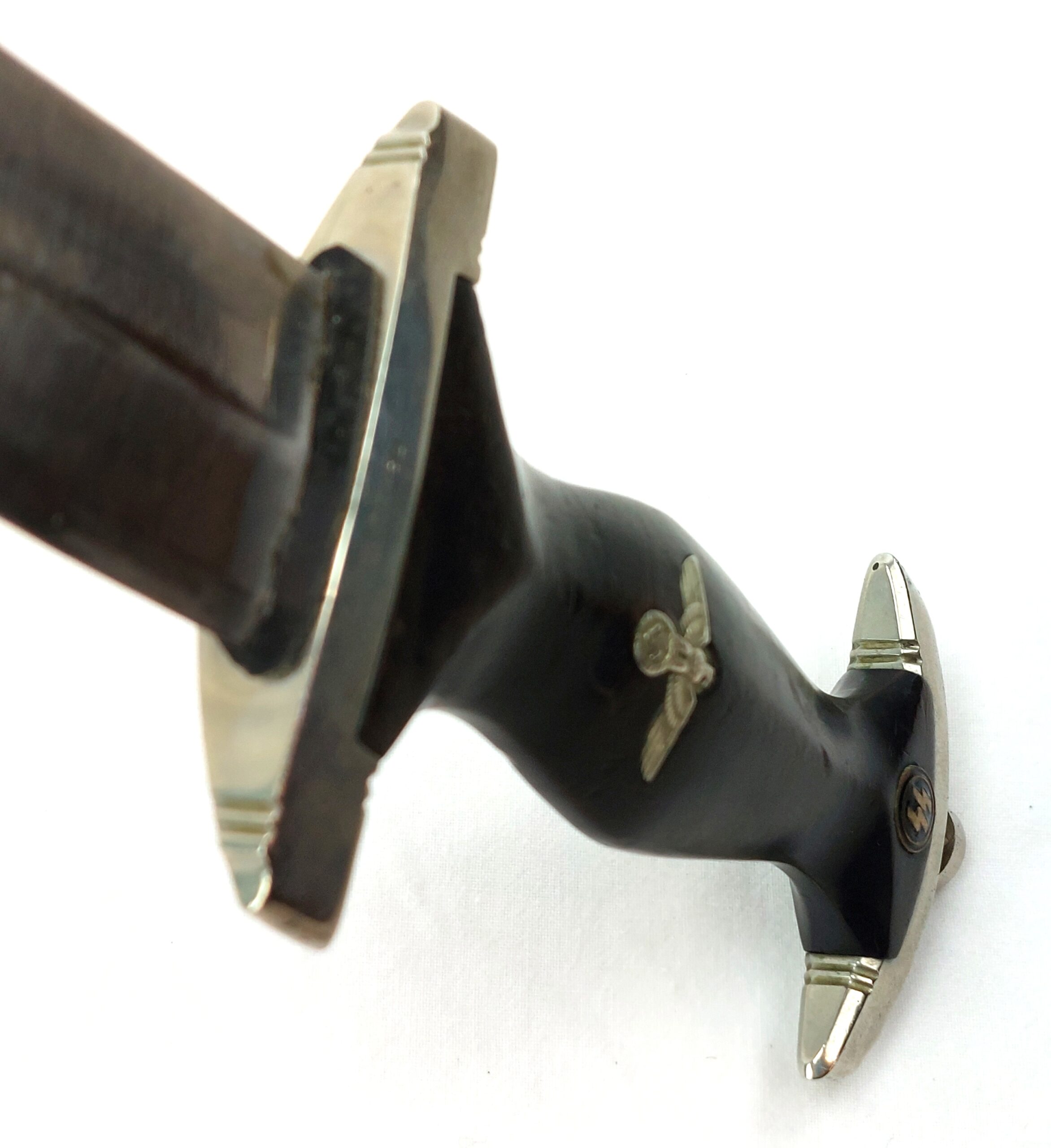 German, WW2, SS Honour Dagger and Scabbard, with Original Belt Hanger by Overhoff & Cie Lundenscheid - Image 12
