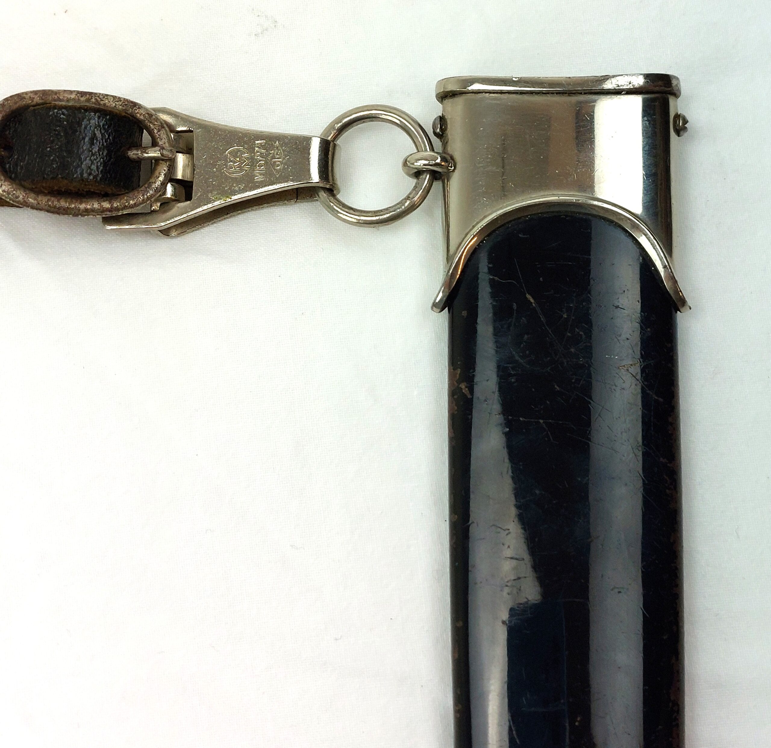 German, WW2, SS Honour Dagger and Scabbard, with Original Belt Hanger by Overhoff & Cie Lundenscheid - Image 20
