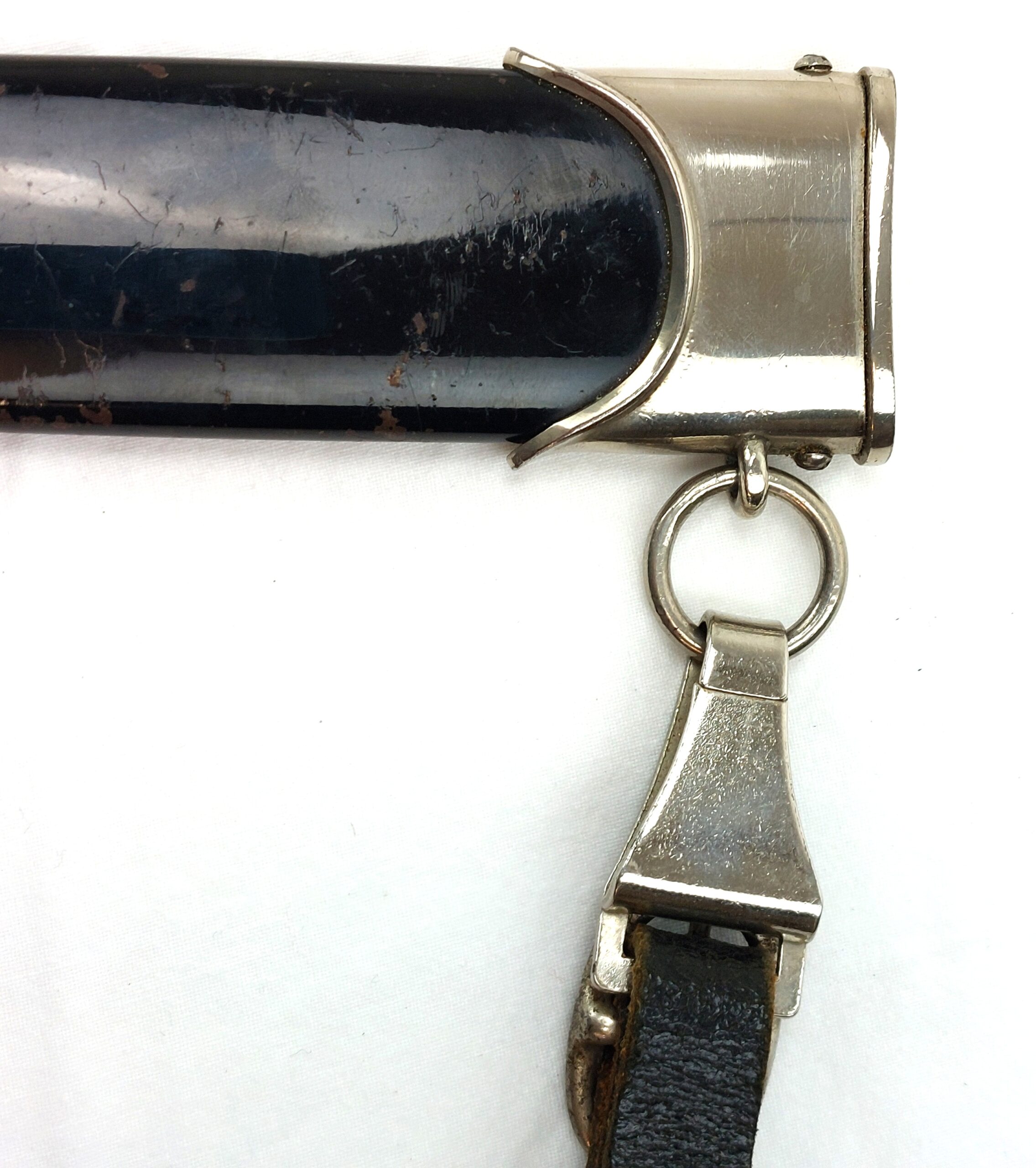 German, WW2, SS Honour Dagger and Scabbard, with Original Belt Hanger by Overhoff & Cie Lundenscheid - Image 21