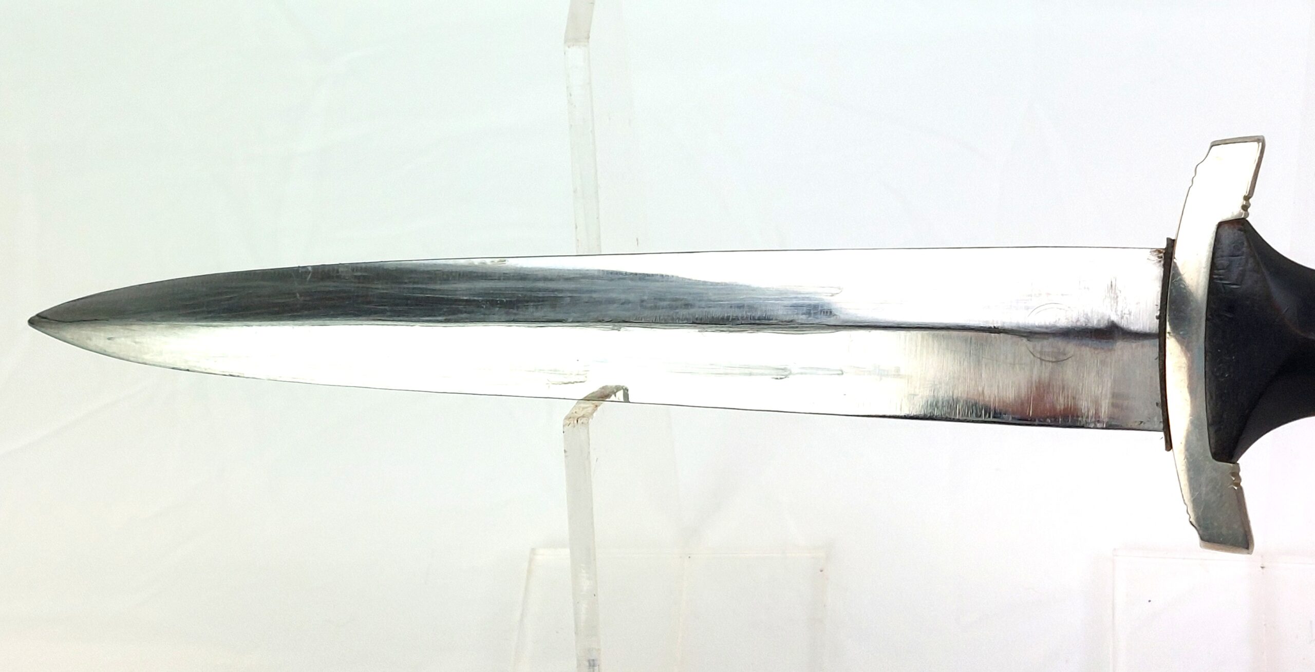 German, WW2, SS Honour Dagger and Scabbard, with Original Belt Hanger by Overhoff & Cie Lundenscheid - Image 8