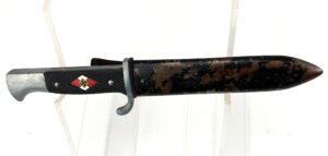 German, WW2, dated 1940, Hitler Jugend (Hitler Youth) Dagger and Scabbard, by W.K.C. (Weyersberg, Kirschbaum & Co.)